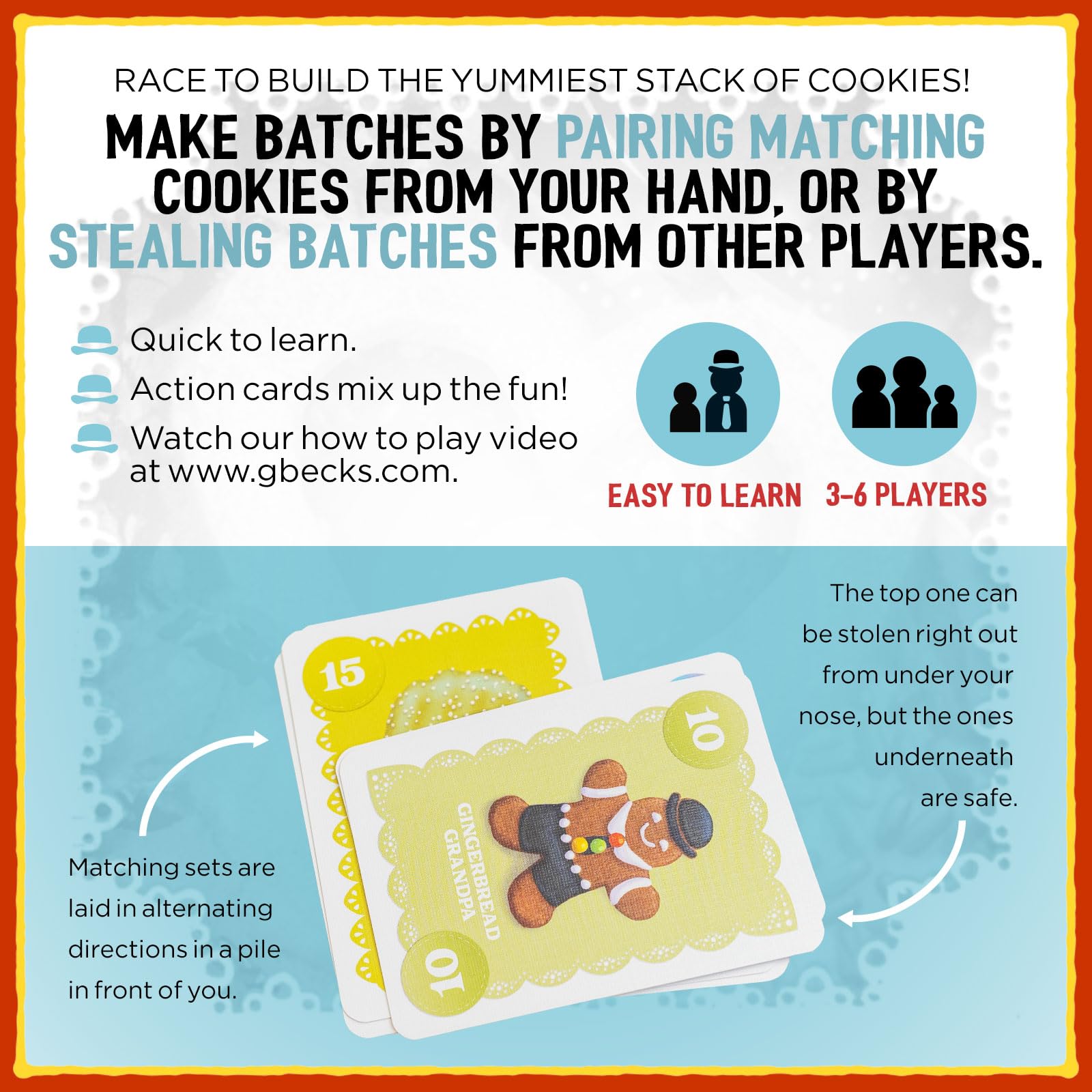 Grandpa Beck's Games Cover Your Cookies Card Game 4