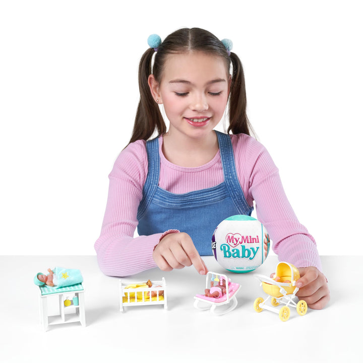 5 Surprise My Mini Baby Series 1 - Collectible Mystery Capsule with Realistic Mini Baby & Playset (Single Capsule)