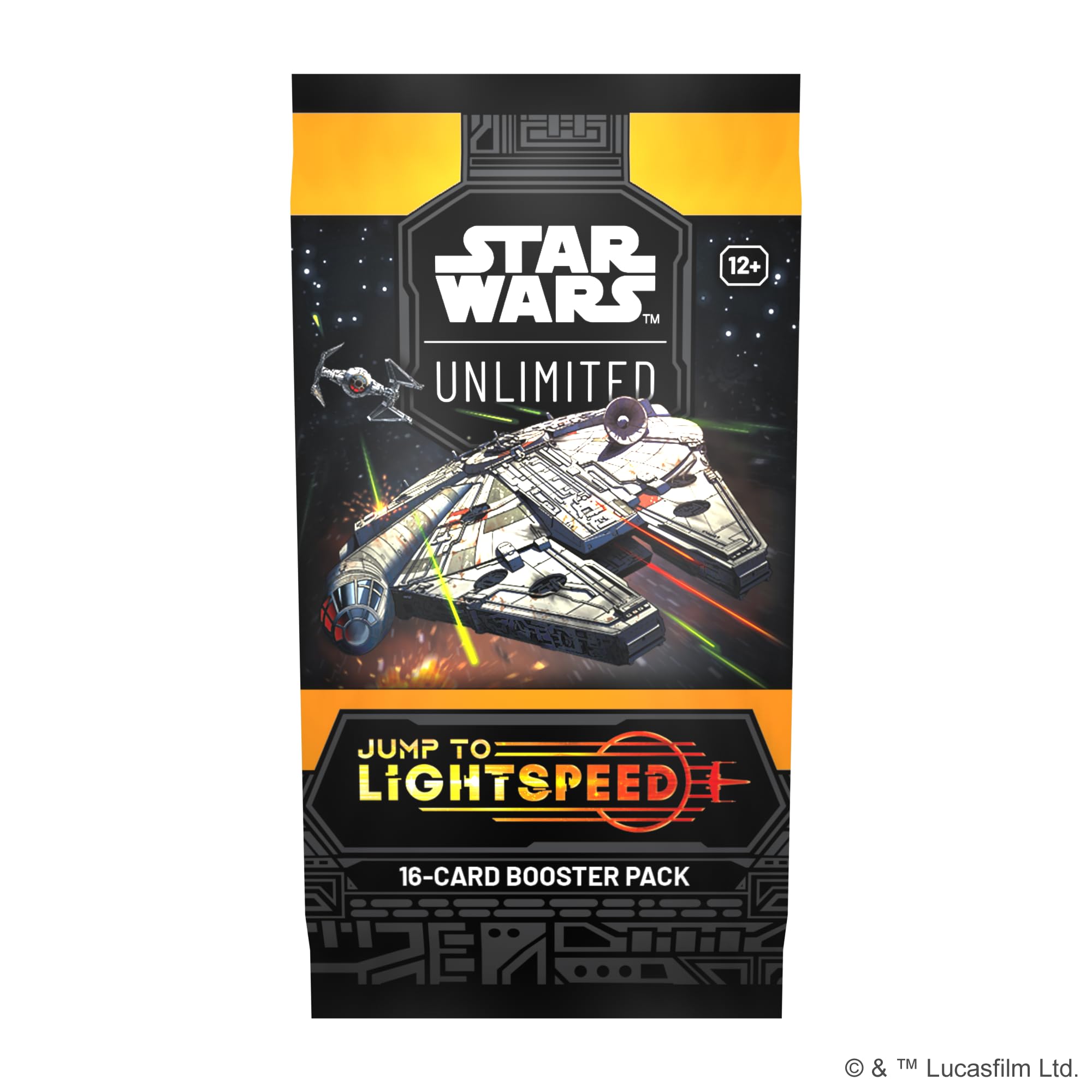 Asmodee Star Wars: Unlimited Trading Card Game - Jump to Lightspeed Booster Pack | 16 Cards