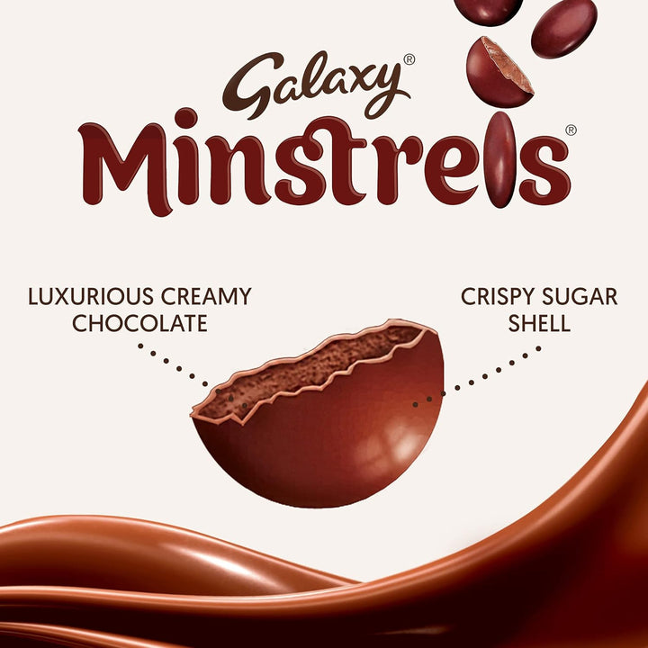 Galaxy Minstrels Milk Chocolate Pouch Bag 118g