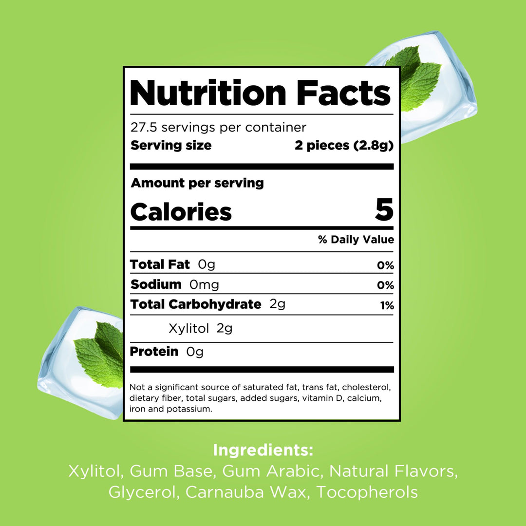PUR - Coolmint Sugar-Free Chewing Gum (55 Pieces)