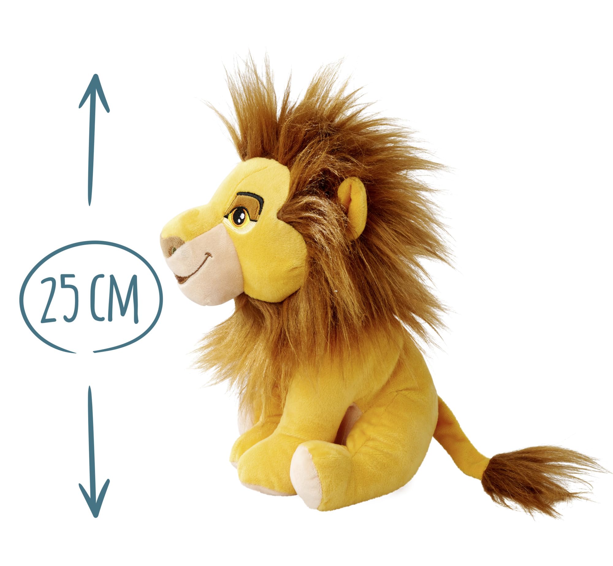 Simba Disney Lion King Mufasa Stuffed Toy - 30th Anniversary Edition | 25cm Tall 2