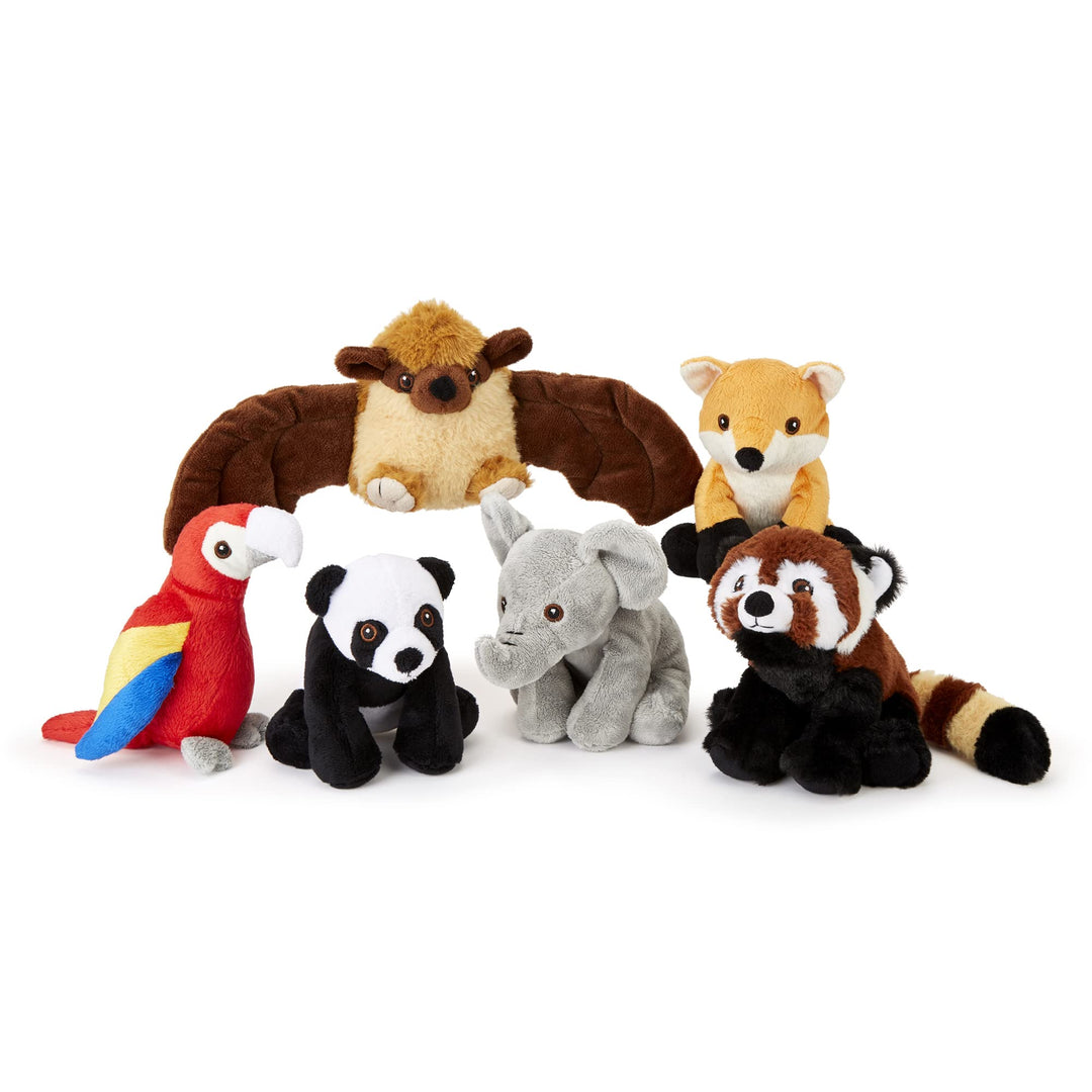 Zappi Co Recycled Plush Elephant - 100% Recycled Eco-Friendly Stuffed Animal Toy