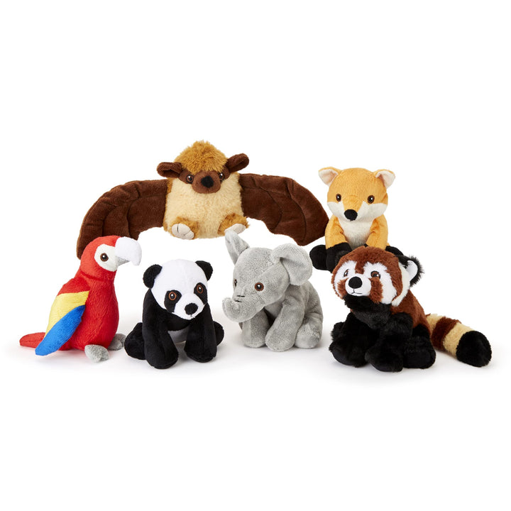 Zappi Co Recycled Plush Elephant - 100% Recycled Eco-Friendly Stuffed Animal Toy