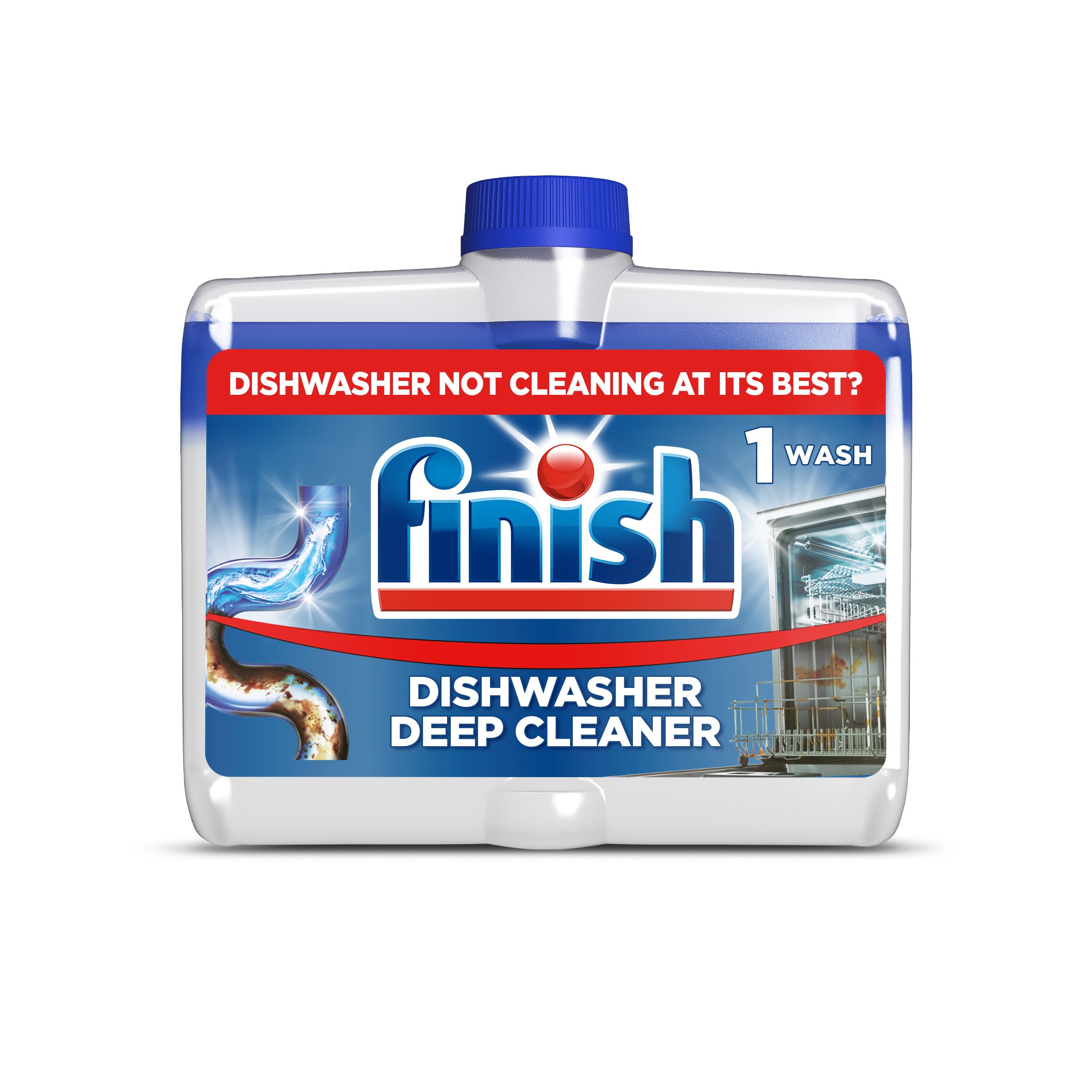 Finish Dishwasher Cleaner - Deep Clean & Odor Neutralizer | 250ml Liquid 4