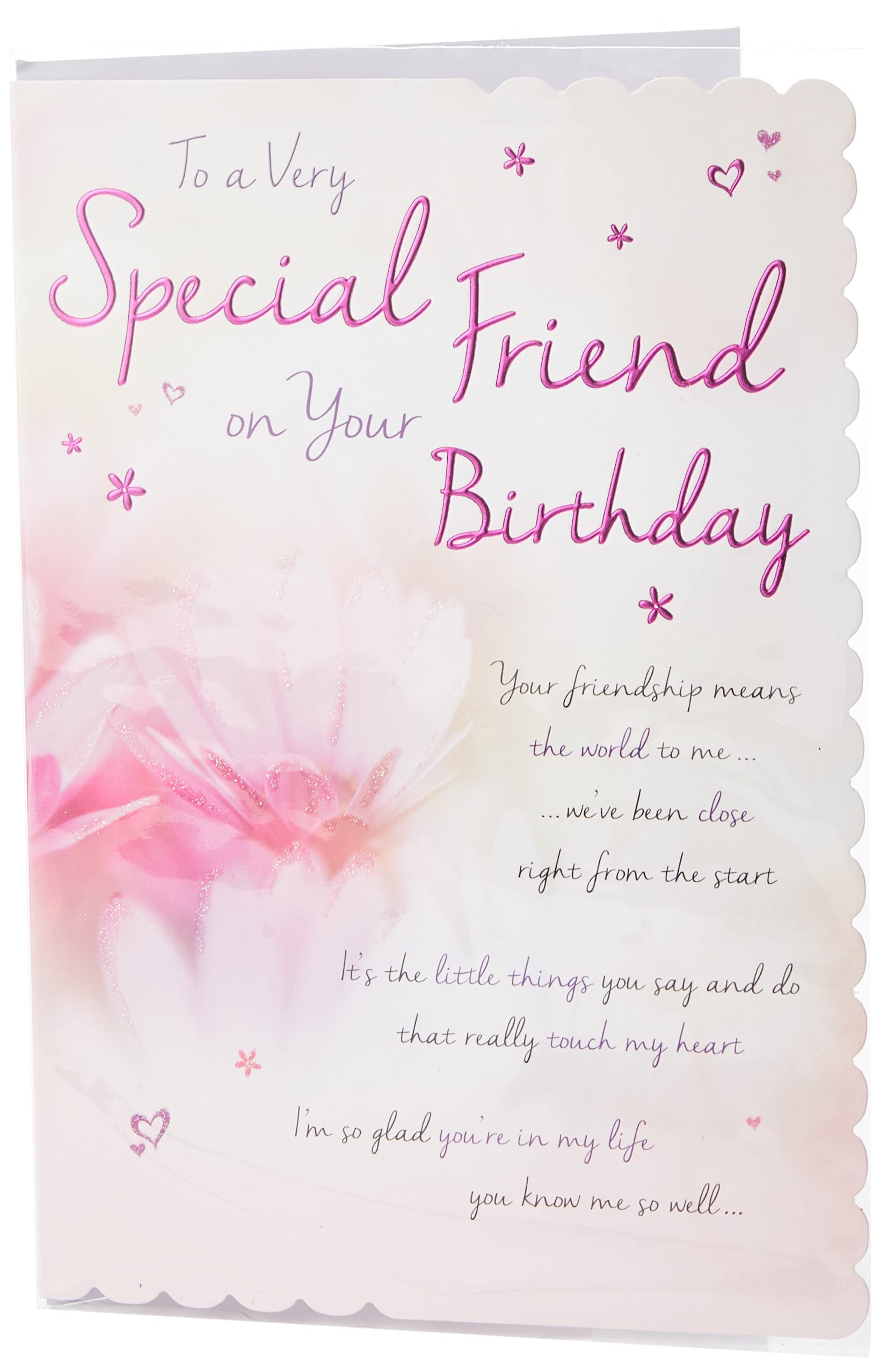 Piccadilly Greetings Regal Birthday Card for Friend | 9 x 6 Inches | Designed & Made in the UK