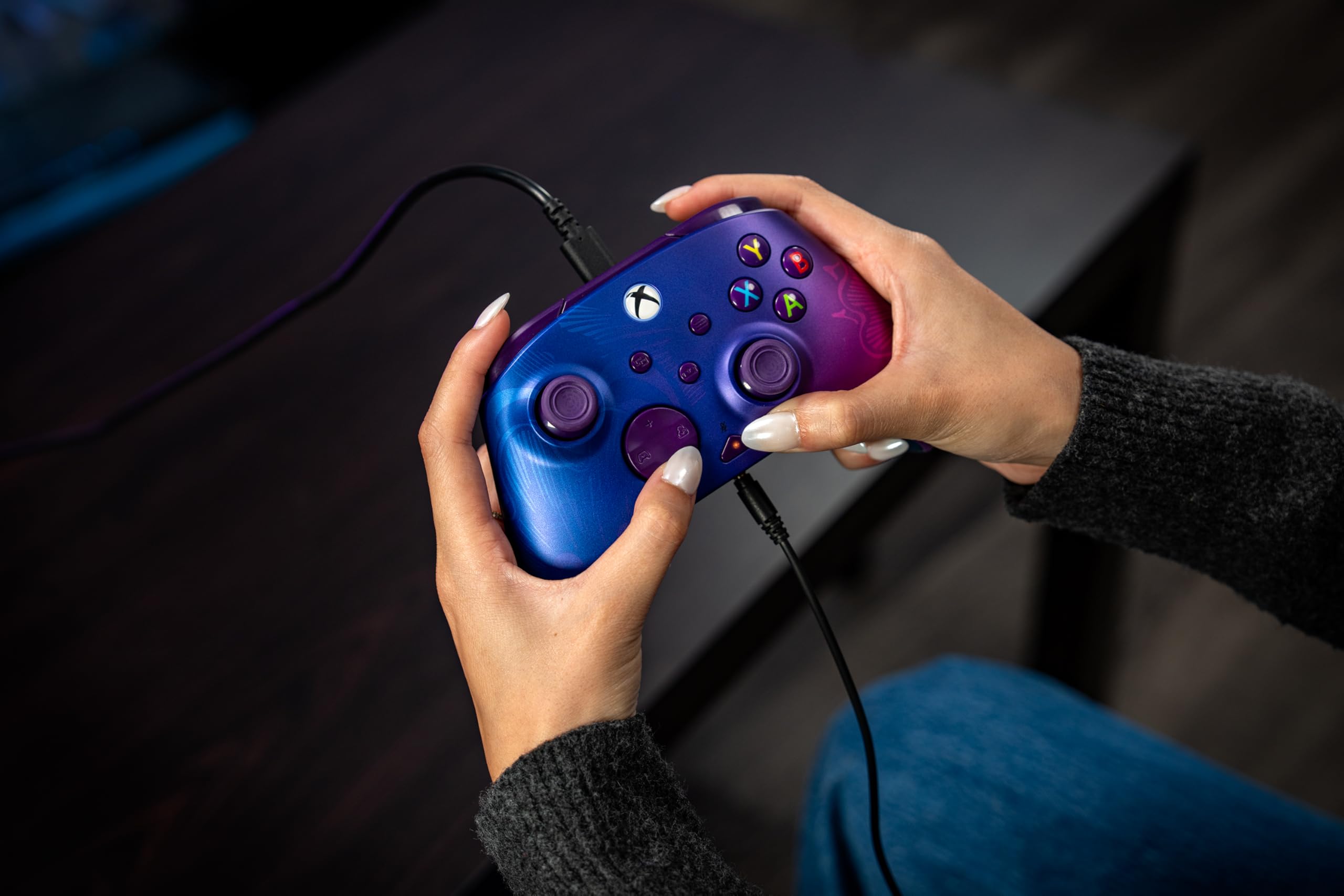 Turtle Beach Rematch Advanced Wired Gaming Controller - Purple Fade | Xbox/PC Accessory 9