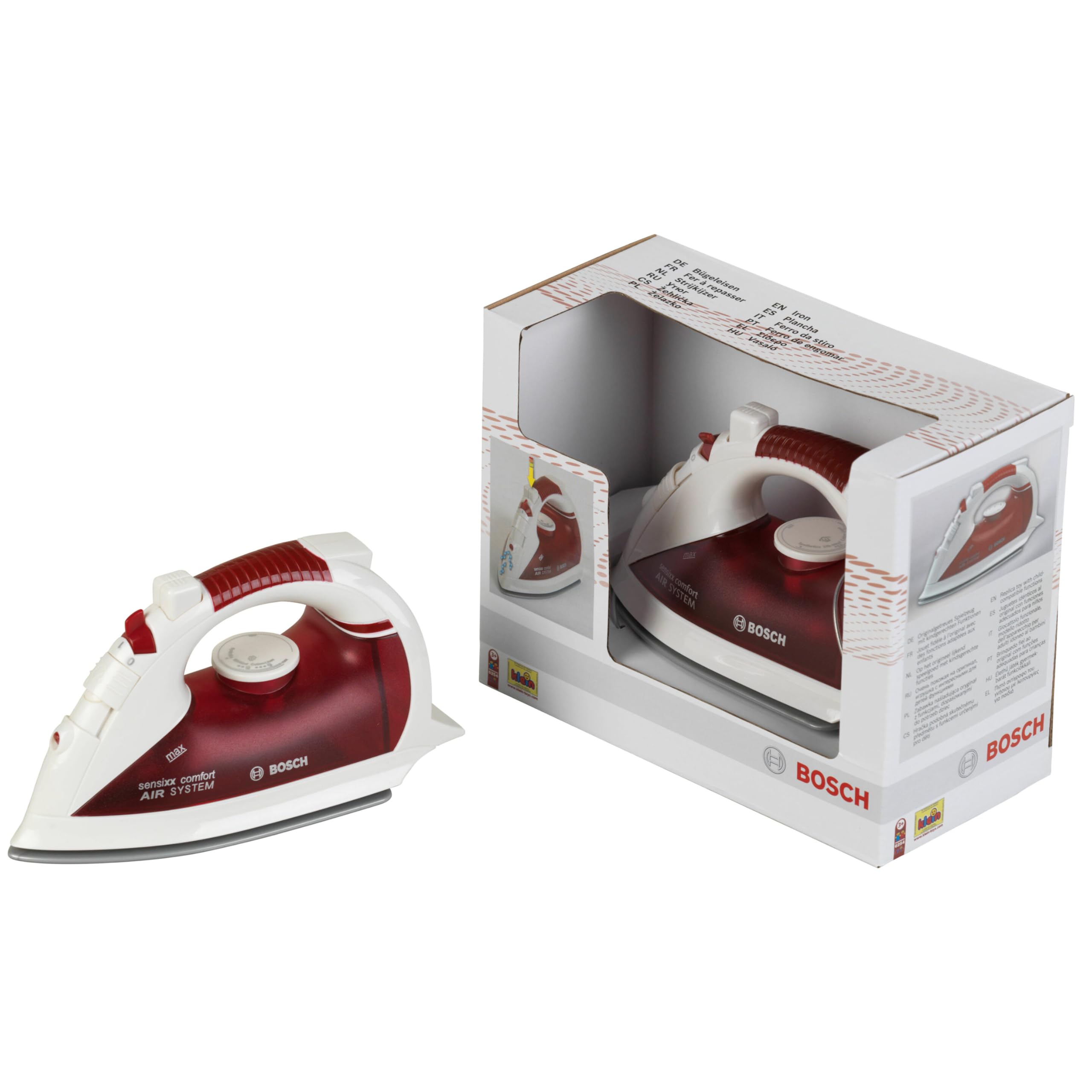 Theo Klein Bosch Iron - Toy with Water Spray Function | Ages 3+ | 17cm 4