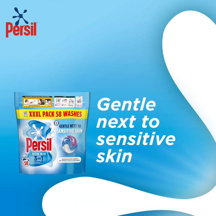 Persil - Non Bio 3 in 1 Washing Capsules Laundry Detergent