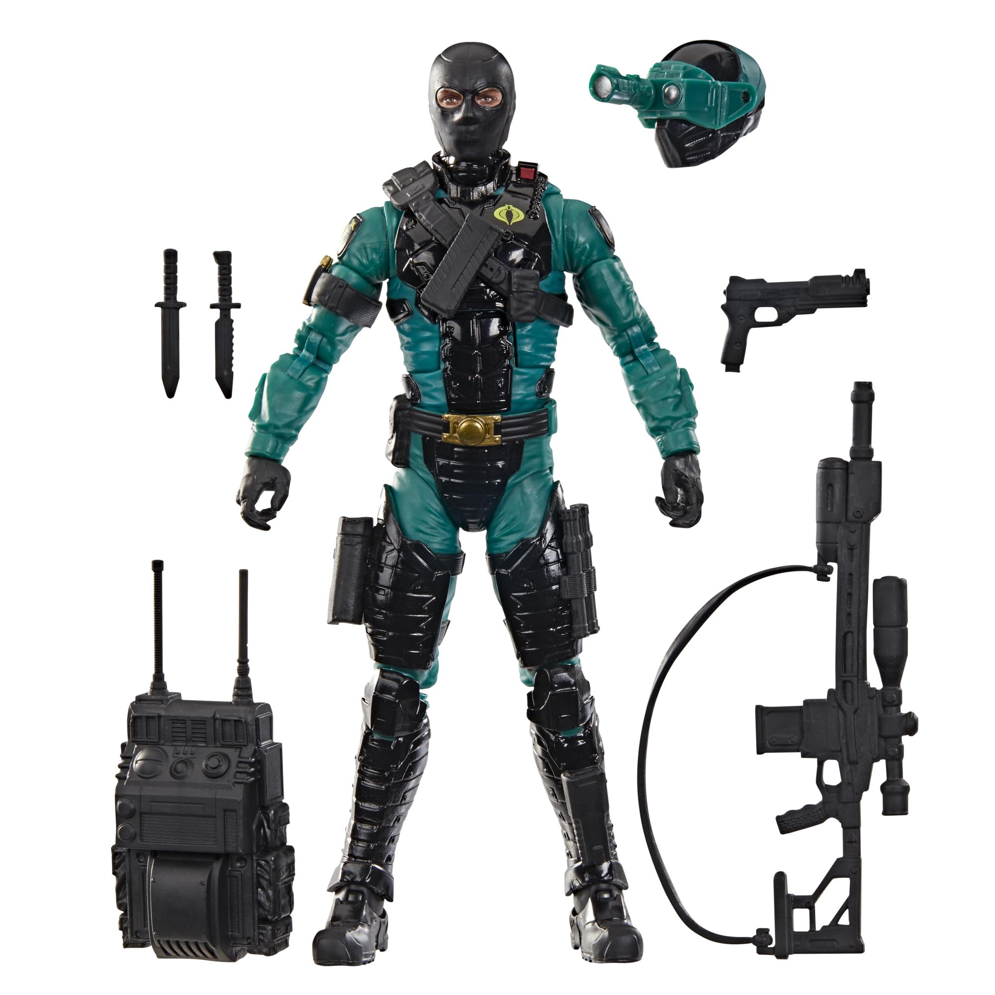 G.I. JOE Classified Series Night-Viper Action Figure #187 | 15-cm Scale | 7 Accessories 1
