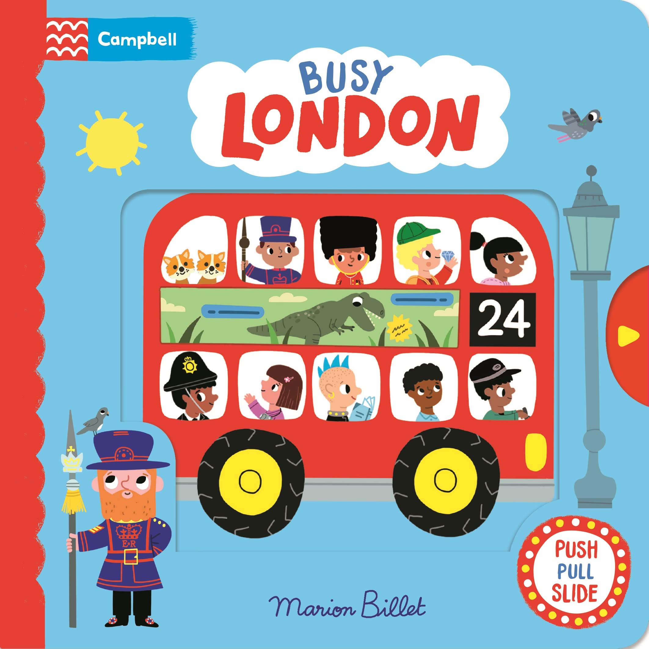 Campbell Books Busy London Board Book - Interactive Fun for Toddlers | Ages 1-2 Years 1