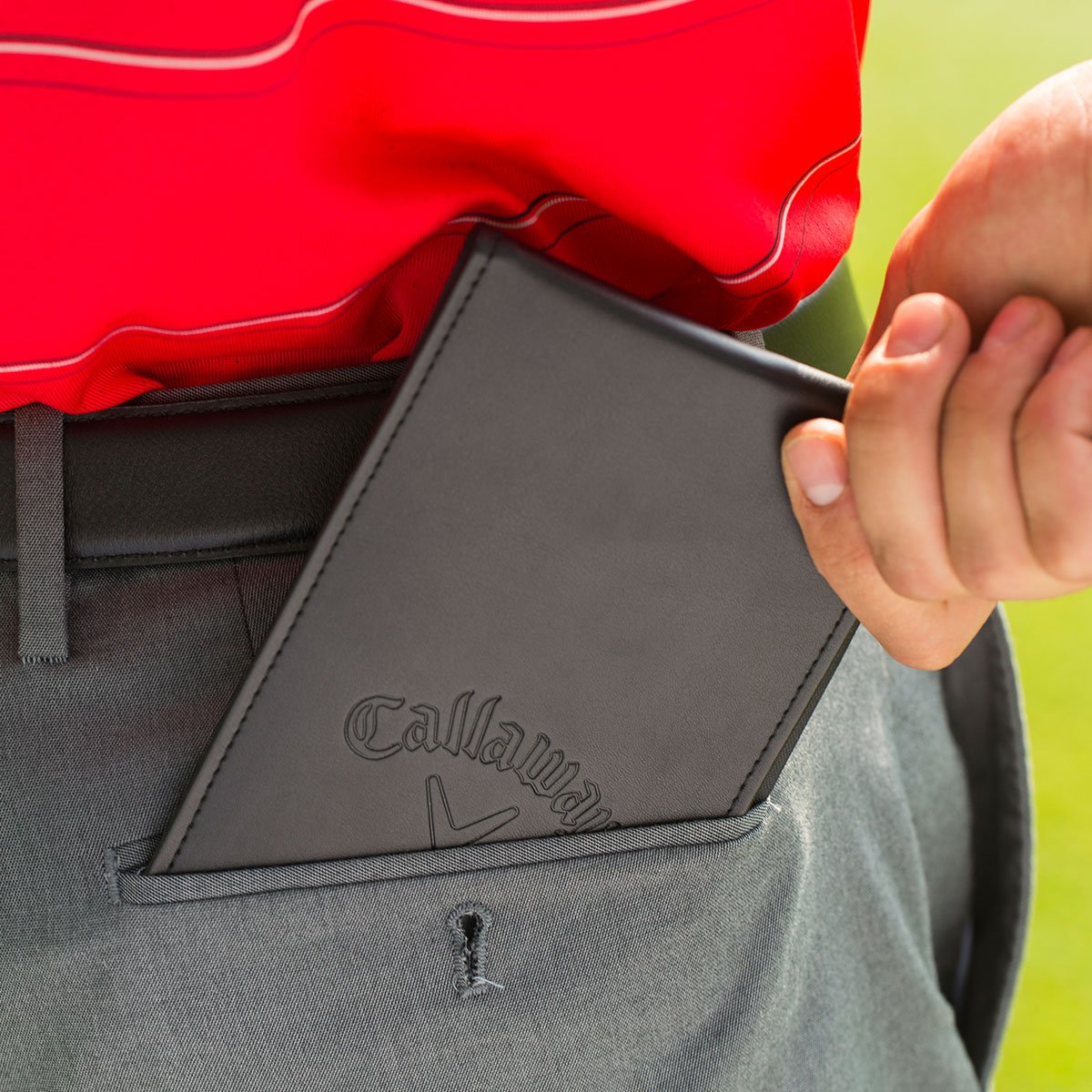 Callaway Men's Callaway scorecard holder, Black, 6 UK 3