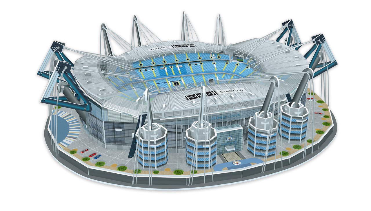 Paul Lamond Nanostad Manchester City FC Etihad Stadium 3D Jigsaw Puzzle | 139 Pieces | Ages 7+