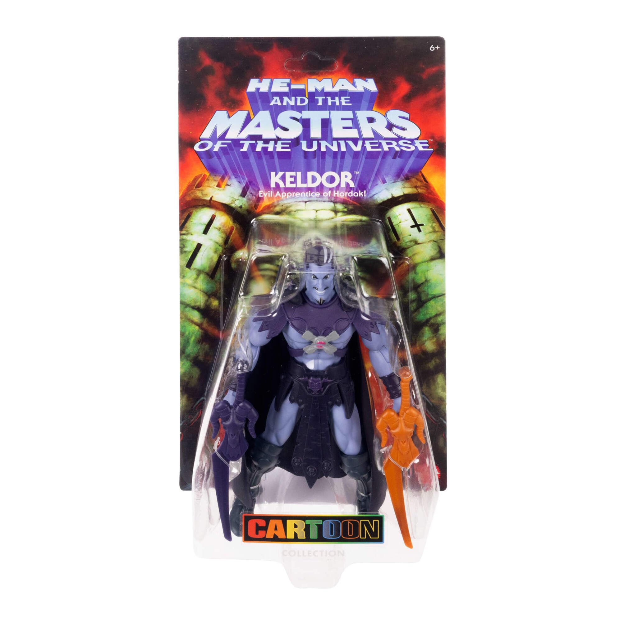 Masters of the Universe Origins Keldor Action Figure - 5.5-inch Scale | 200X Cartoon Collection 6