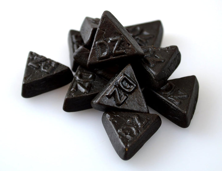 Van Vliet Dutch Double Salt Liquorice 1kg - Triangle Shaped Premium Salt Licorice Sweets
