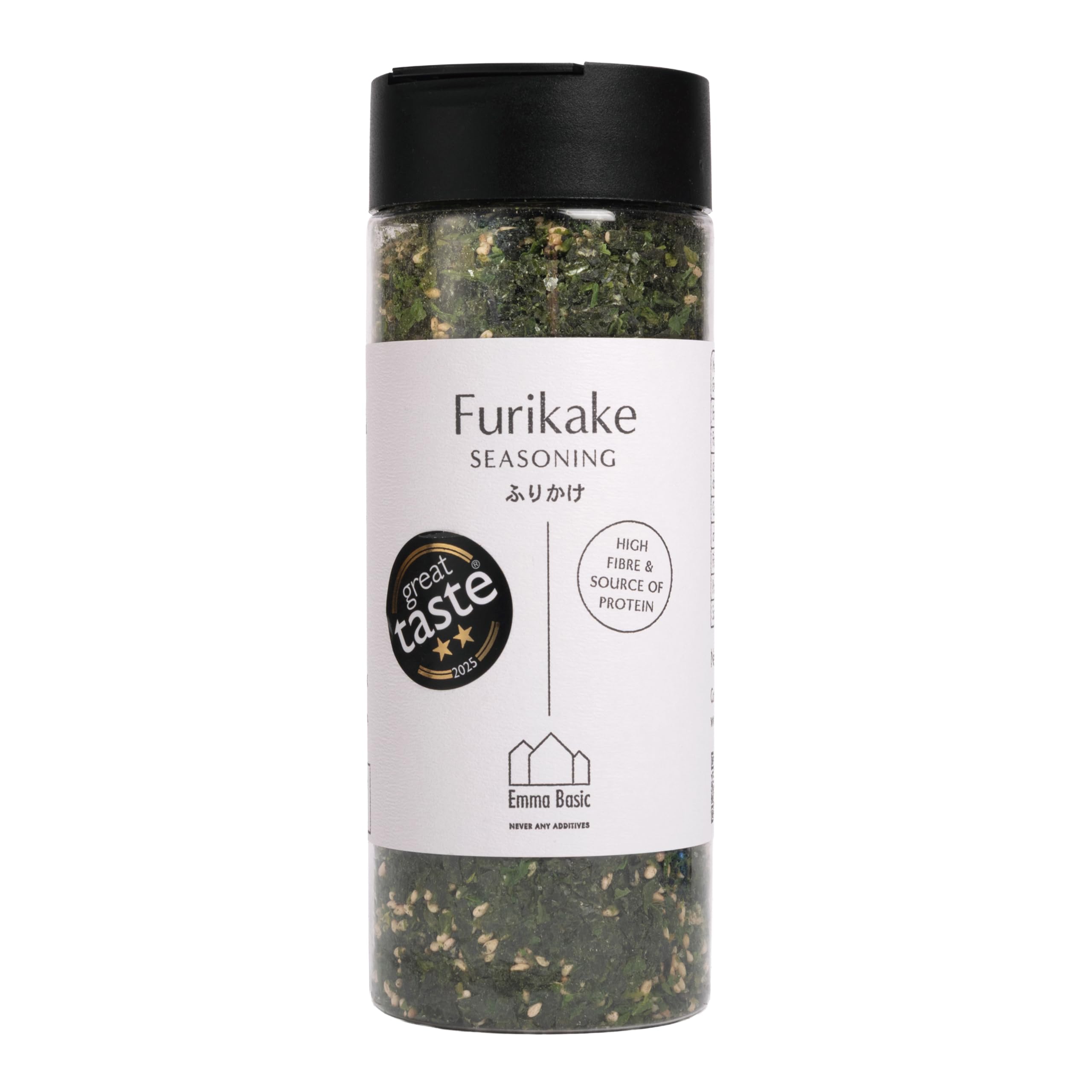 Emma Basic Seaweed Furikake Seasoning - Rice Topping, High Fibre | 100g Flake