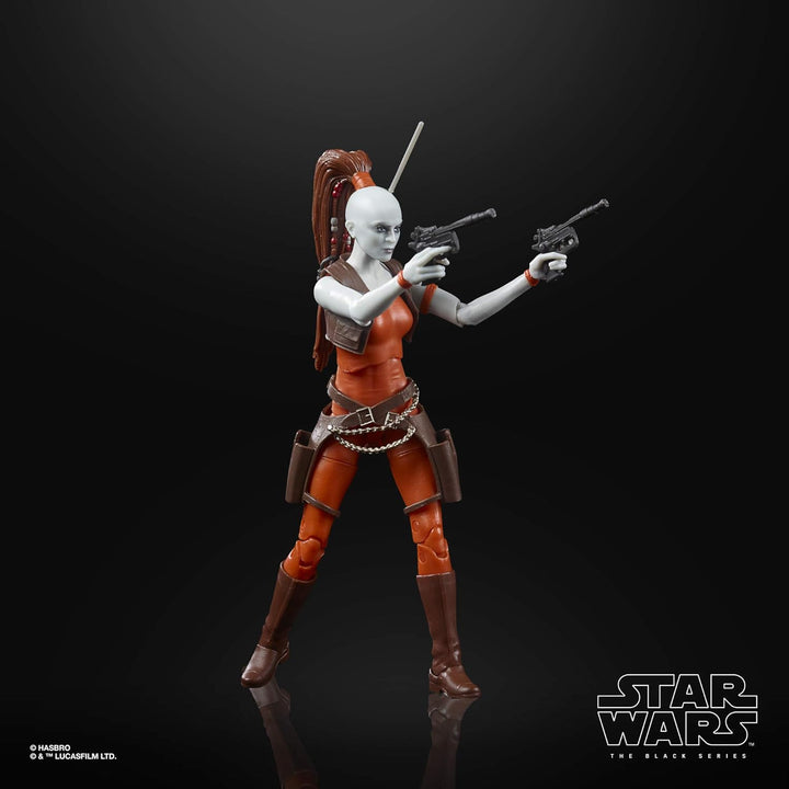 Star Wars The Black Series Aurra Sing 6-Inch Action Figure - Premium Articulation for Ages 4+