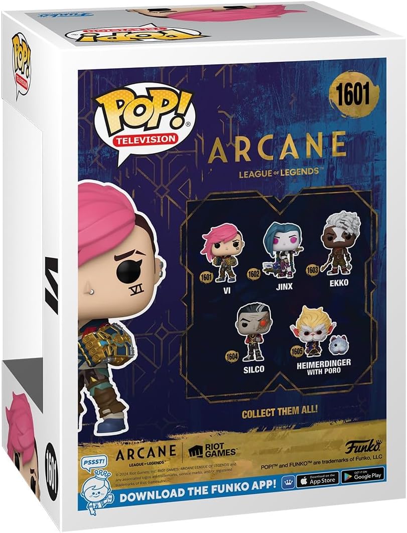 Funko Pop! TV: Arcane LoL - Vi Vinyl Figure 4