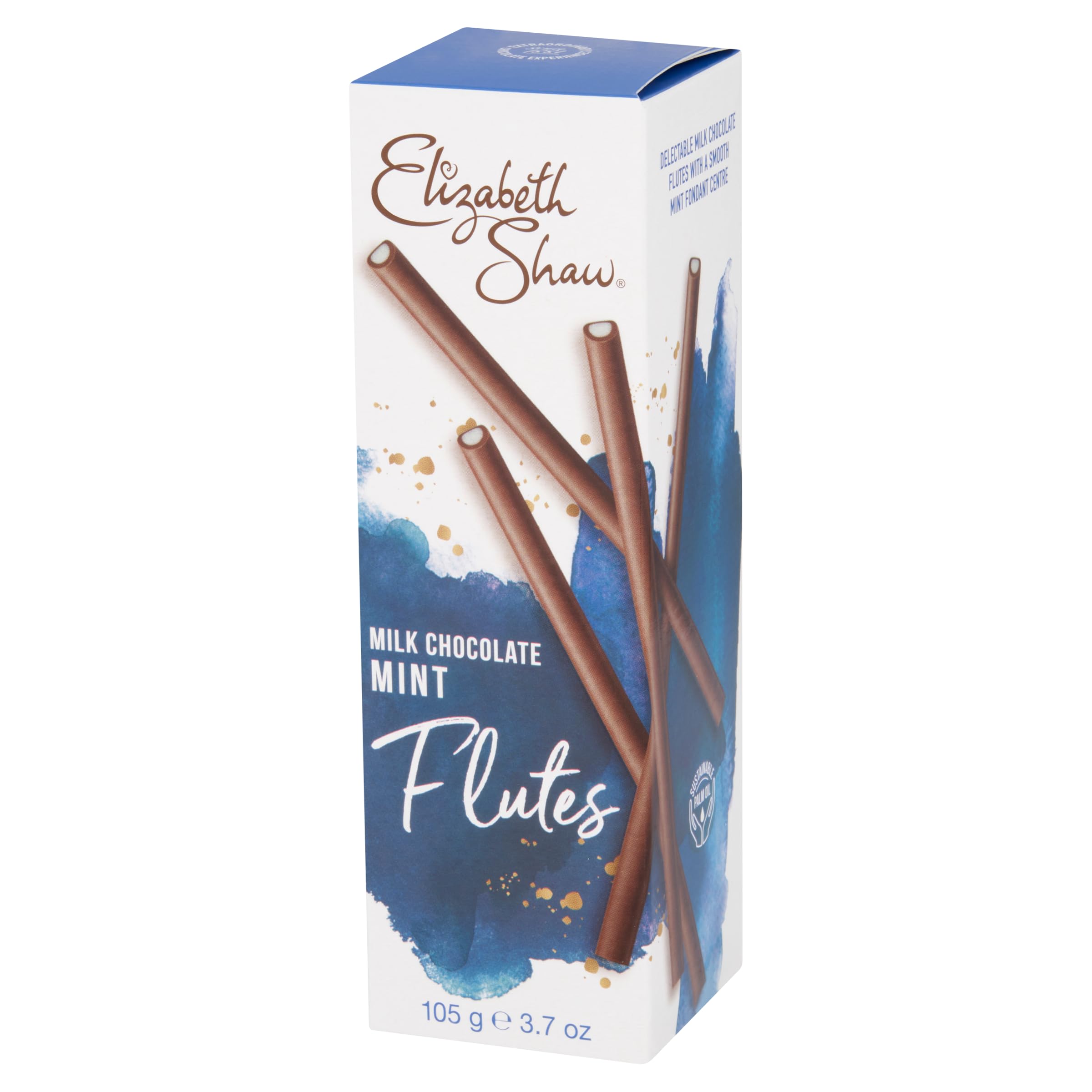 Elizabeth Shaw Milk Mint Chocolate Flutes 105g – Smooth Milk Chocolate with Mint Fondant Centre 3