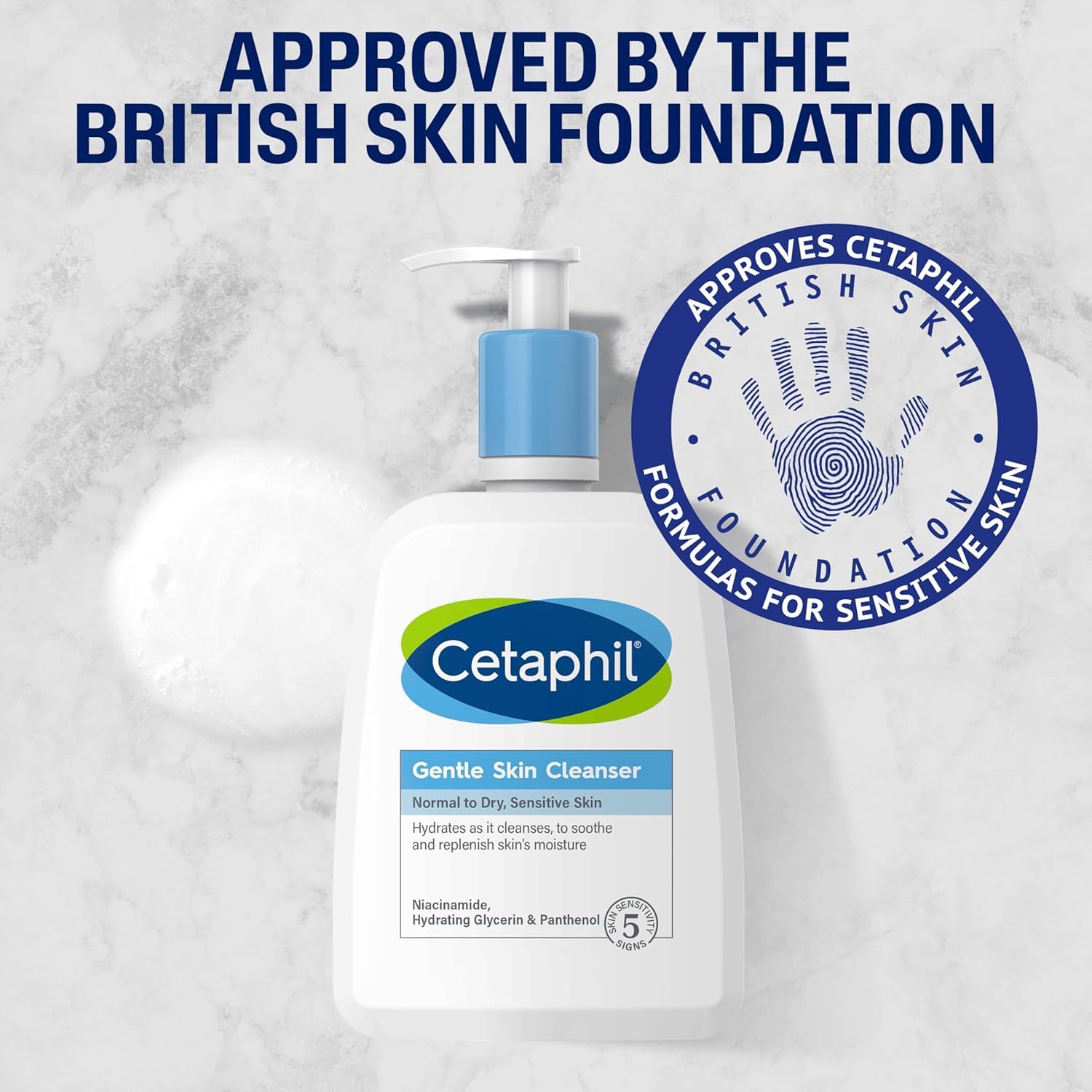 Cetaphil Gentle Skin Cleanser (473ml) - Face & Body Wash for Normal to Dry Sensitive Skin 7