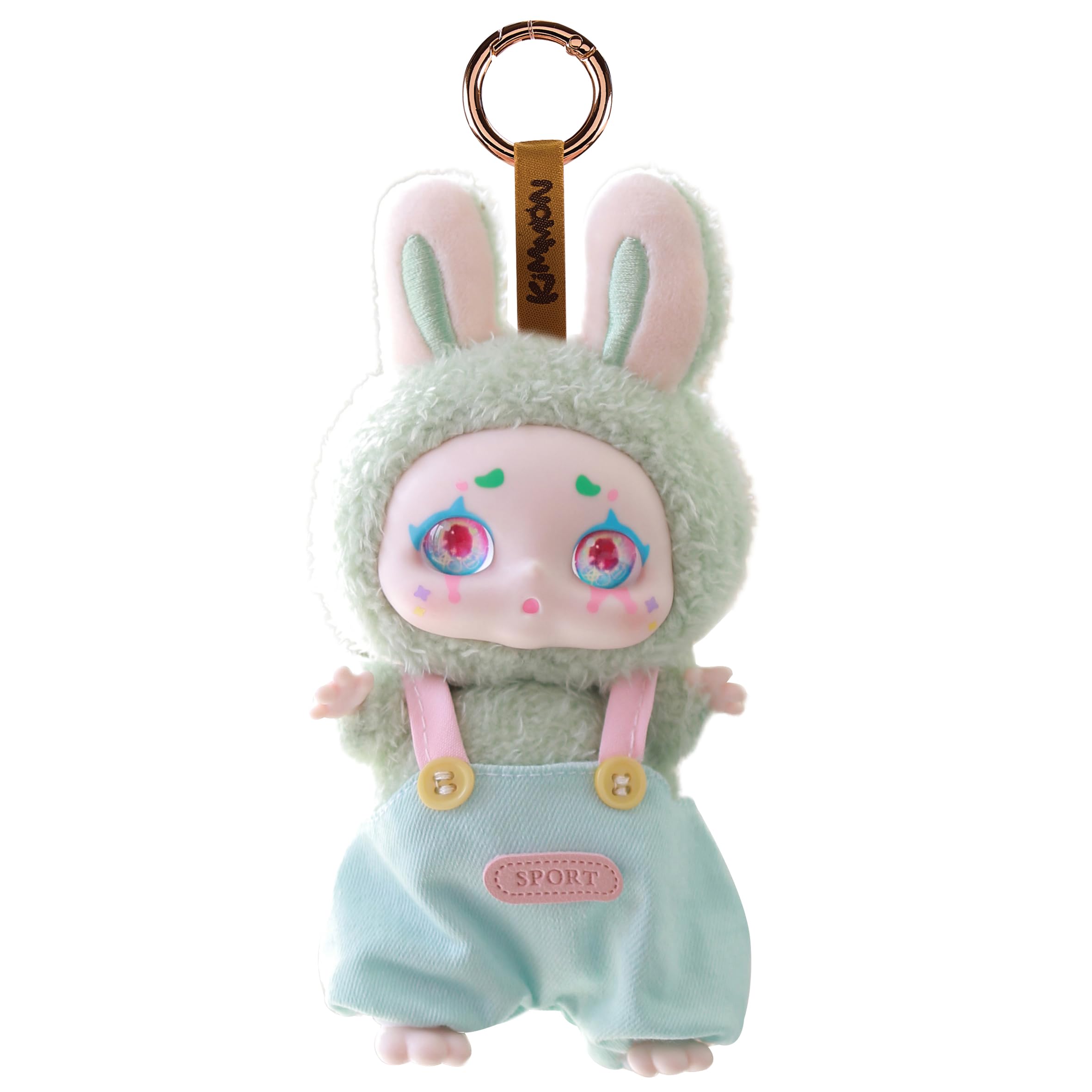 Kimmon Mimon Chibi Anime Poseable Plush Doll - Mystery Blind Box Collectible with Keychain 3