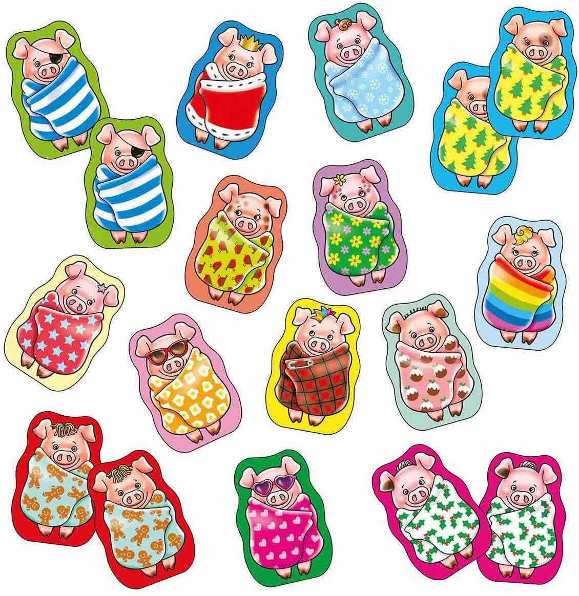 Orchard Toys Pigs in Blankets Mini Game - Matching Card Game for Kids 3-7 Years 2