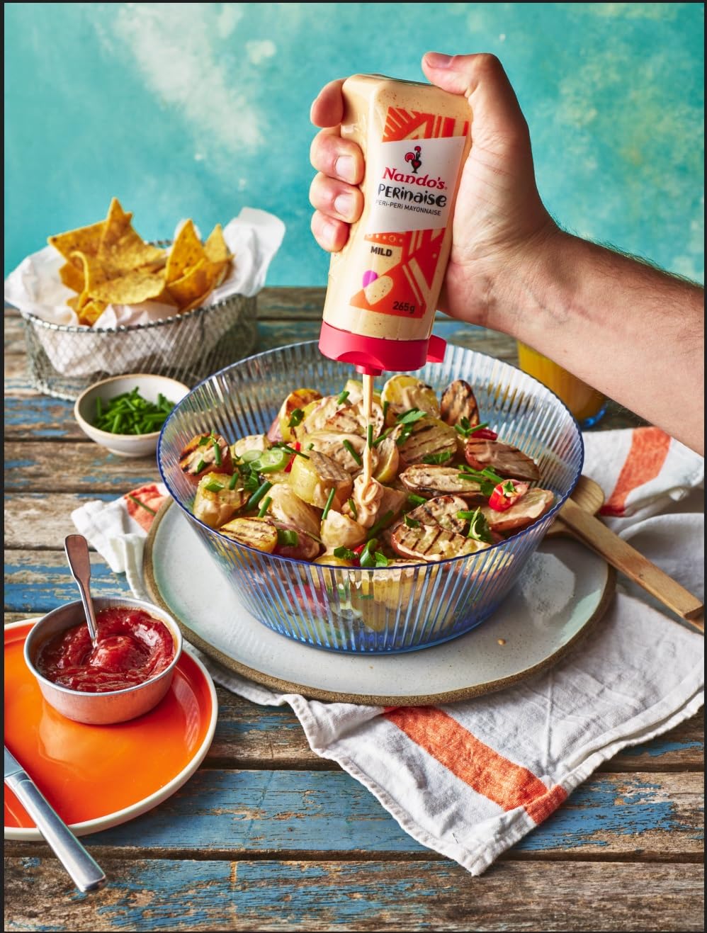 Nando's Mild PERinaise Mayonnaise - Creamy Peri-Peri Sauce | 265g Squeezy Bottle 3