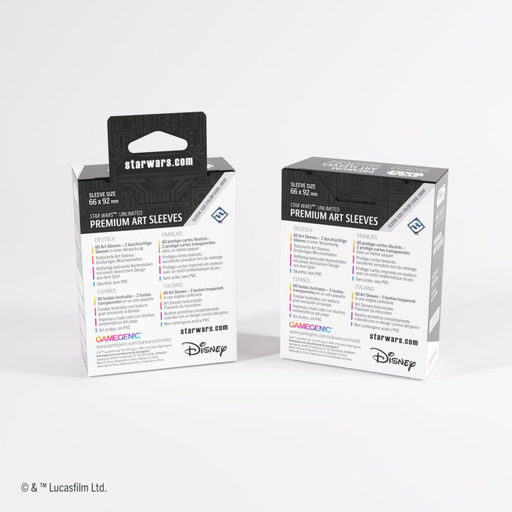 Gamegenic Star Wars: Unlimited Premium Art Sleeves - Card Back White