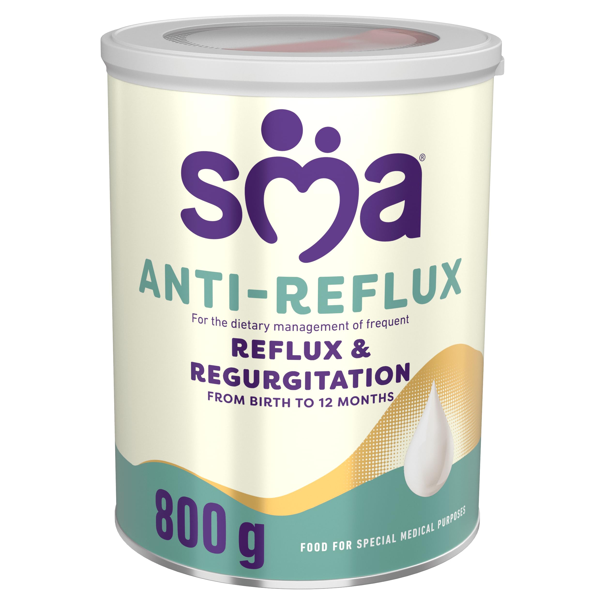 SMA Anti-Reflux-Babymilchpulver, ab Geburt, 800 g (1er-Pack)