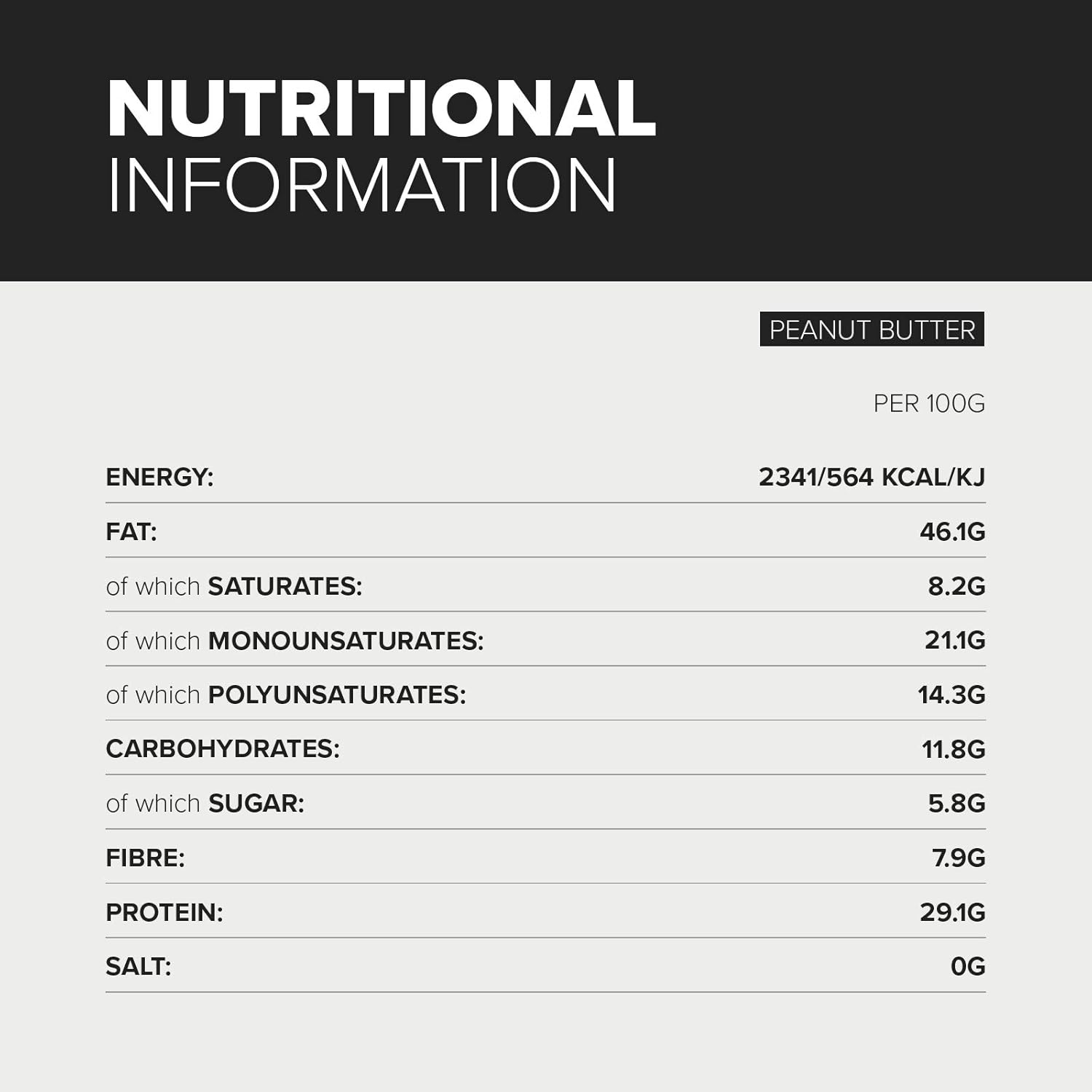 Bulk - Natural Roasted Peanut Butter Tub, Crunchy, 1 kg 6