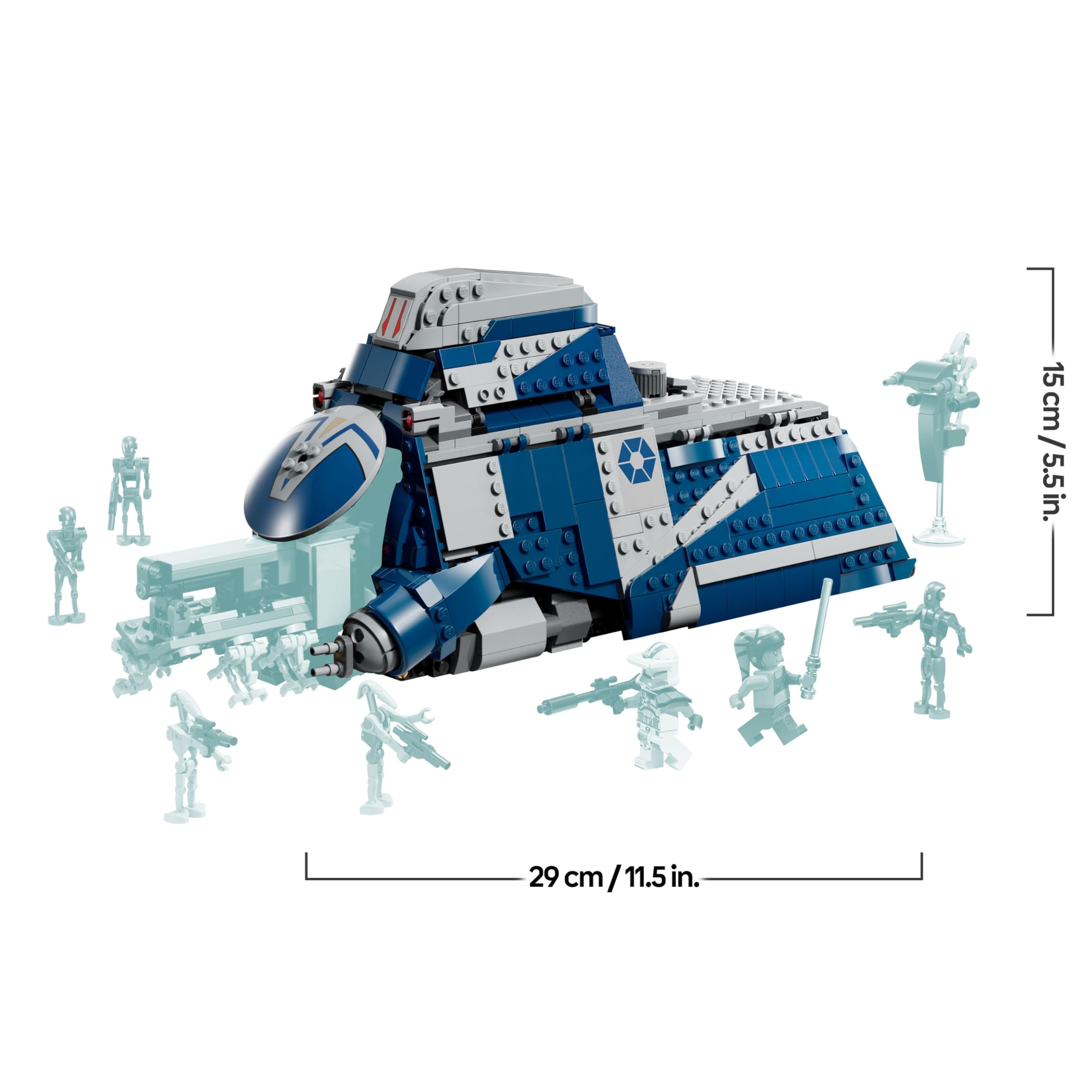 LEGO Star Wars 75435 Battle of Felucia Separatist MTT - Interactive Building Toy for Ages 9+ 14