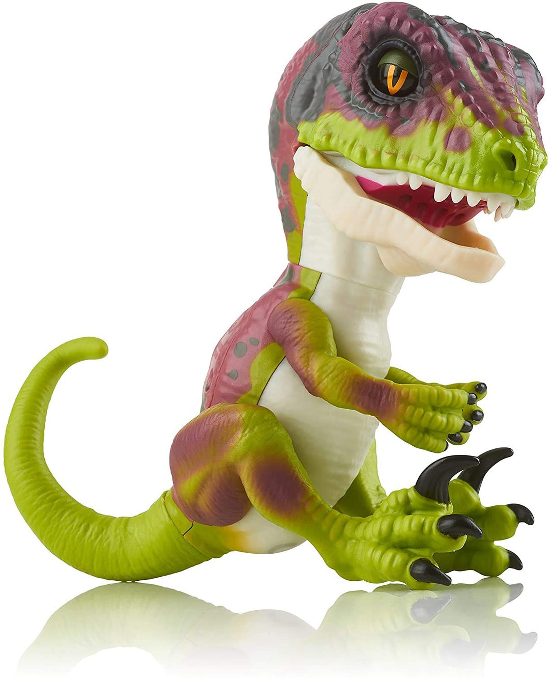 Fingerlings Untamed Raptor - Interactive Baby Dinosaur Toy - Stealth Green