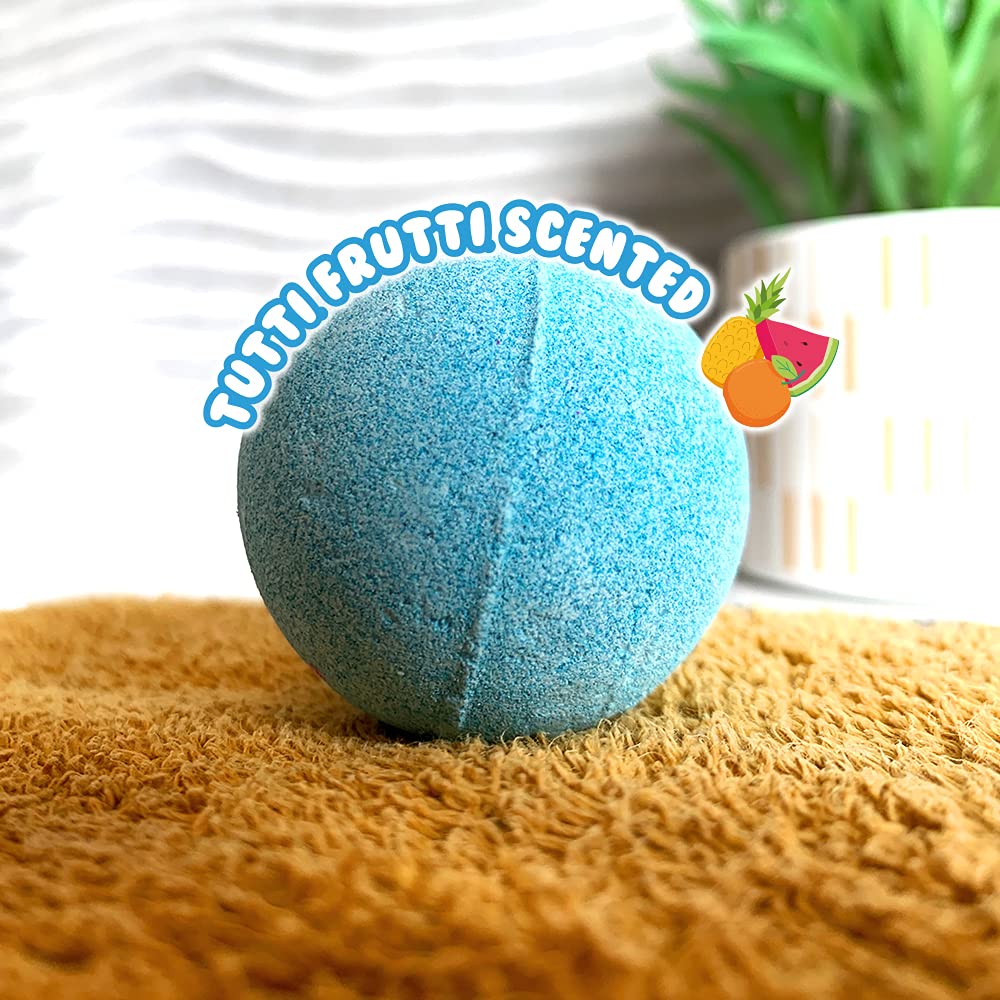 ZIMPLI Christmas Tree Baff Bombz | Stocking Filler | Christmas Cake Scent | 80g 6