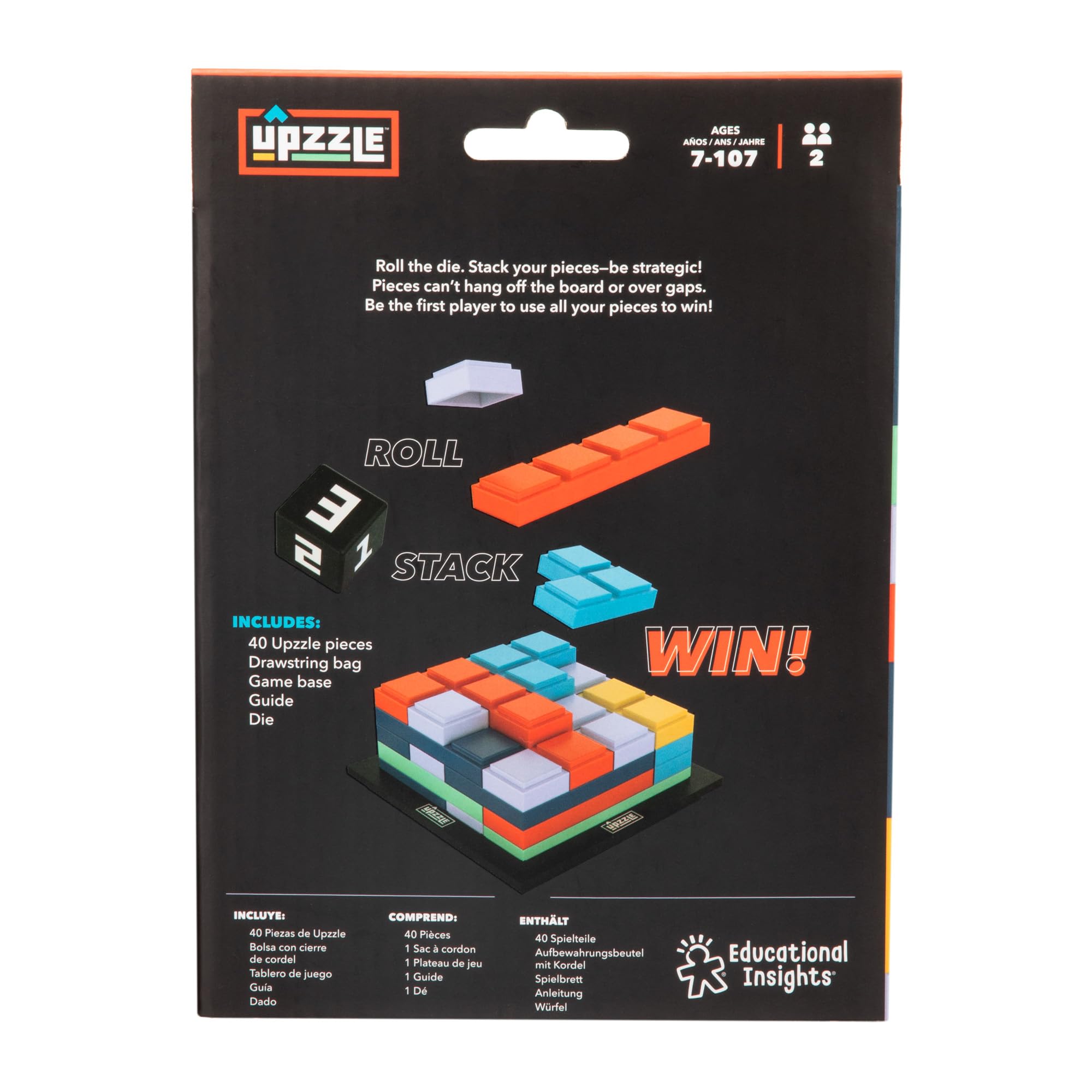 Learning Resources Upzzle Strategic Stacking Puzzle Game - Brain Teaser for Ages 7+ 4