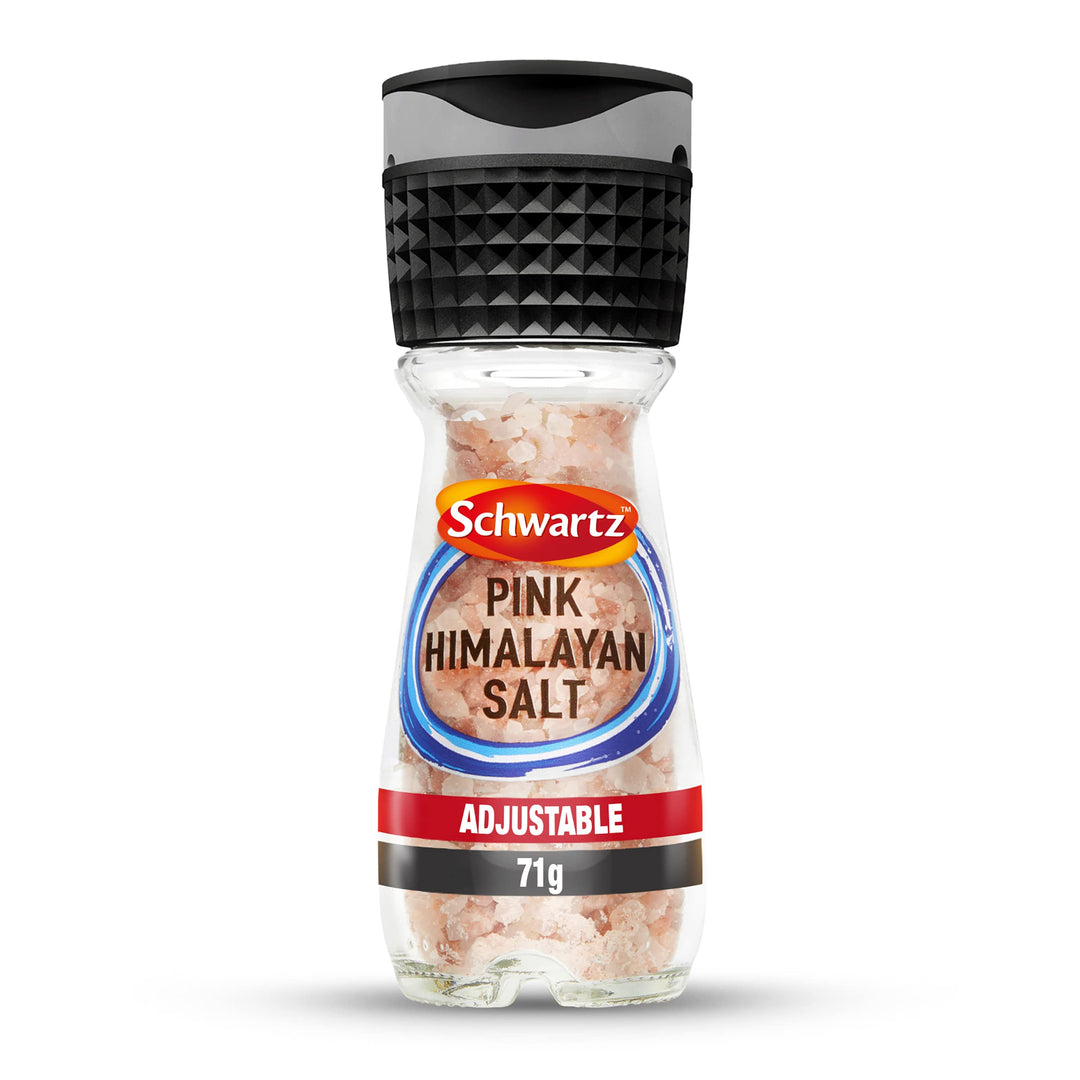 Schwartz Pink Himalayan Salt 71g - Jar with Grinder