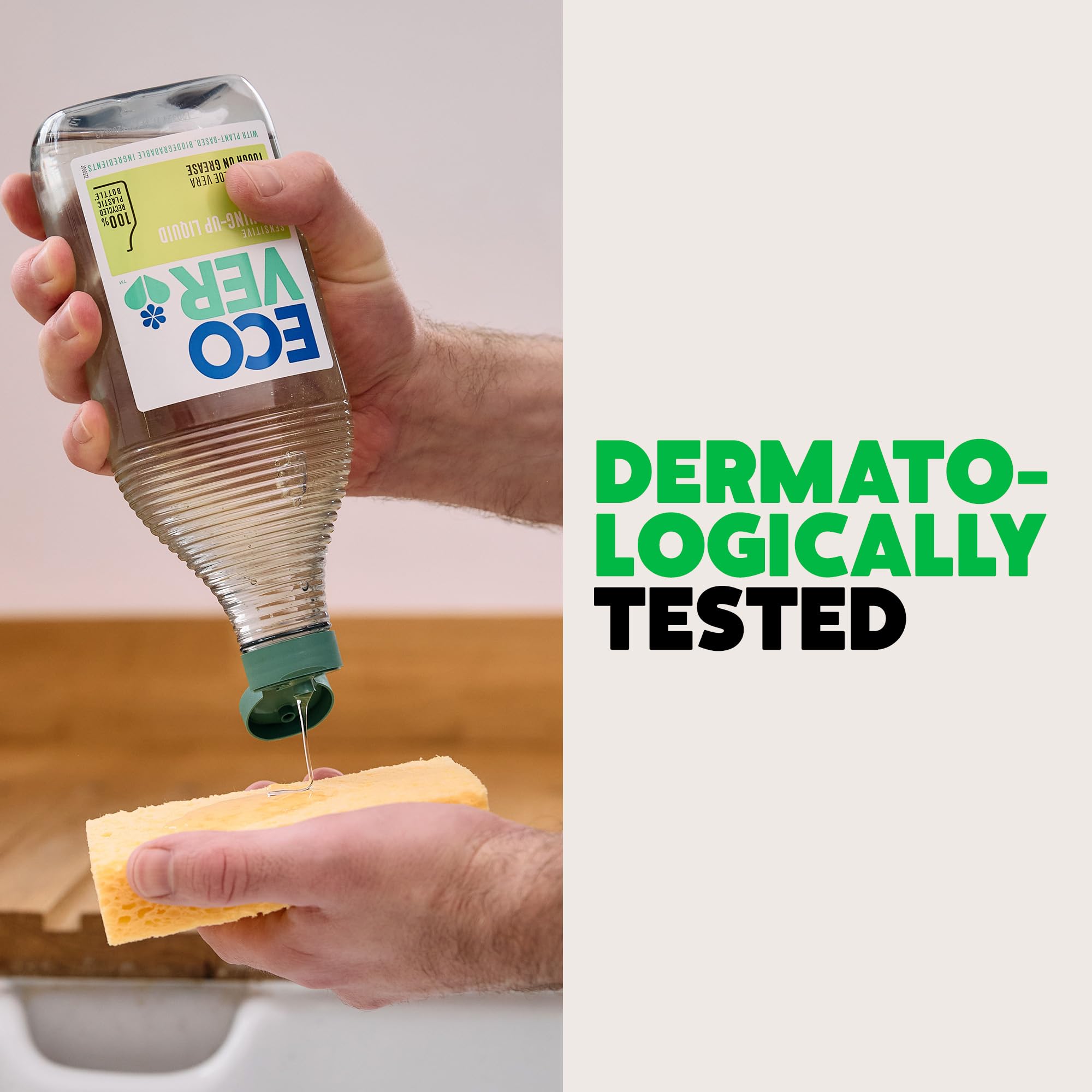 Ecover Spülmittel – Stark gegen Fett, frischer Duft, Formel auf Pflanzenbasis 6