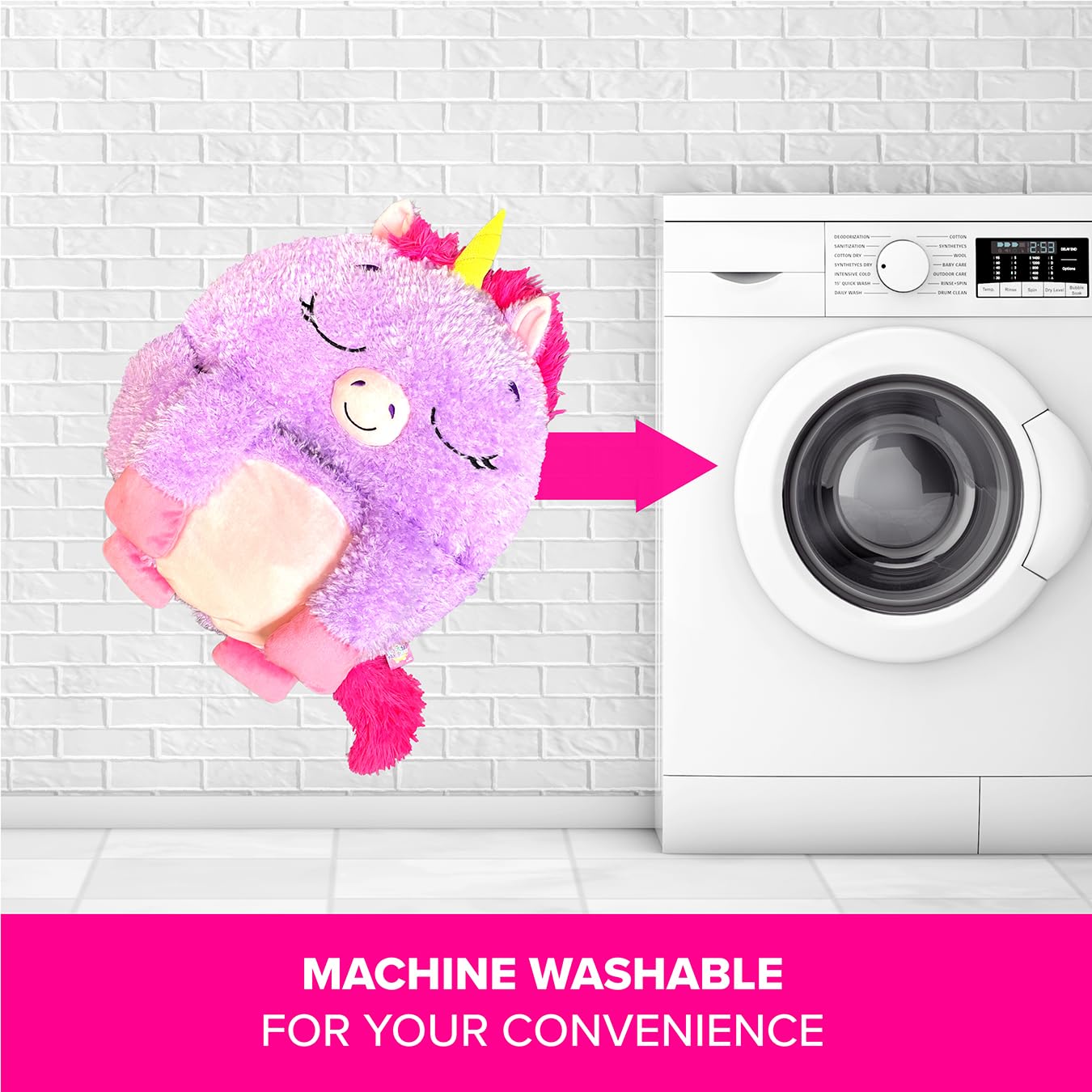 Happy Nappers Kids Sleeping Bag - Purple Unicorn - 2-in-1 Plush Toy & Sleeping Bag for Sleepovers & Camping 11