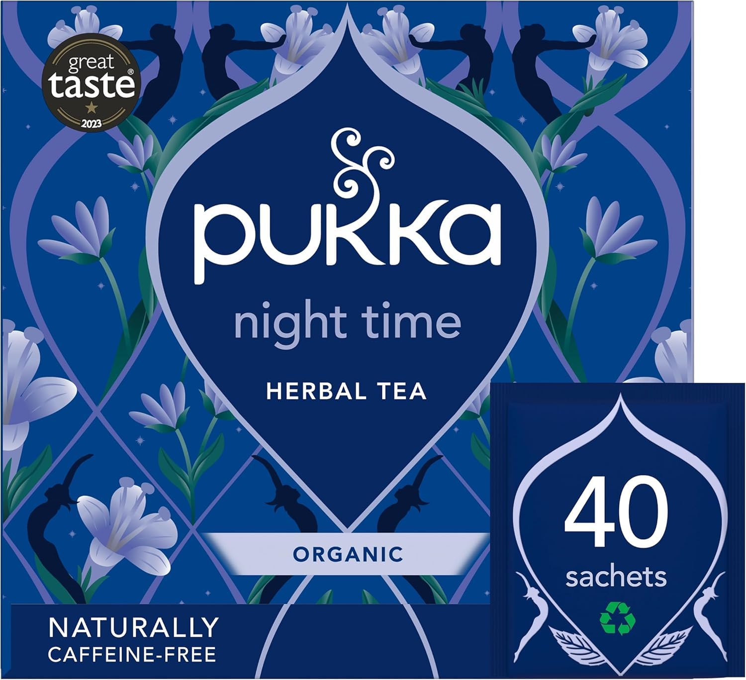 Pukka Herbs Night Time Organic Herbal Tea - Promotes Relaxation & Aids Sleep | 40 Count Teabags 1
