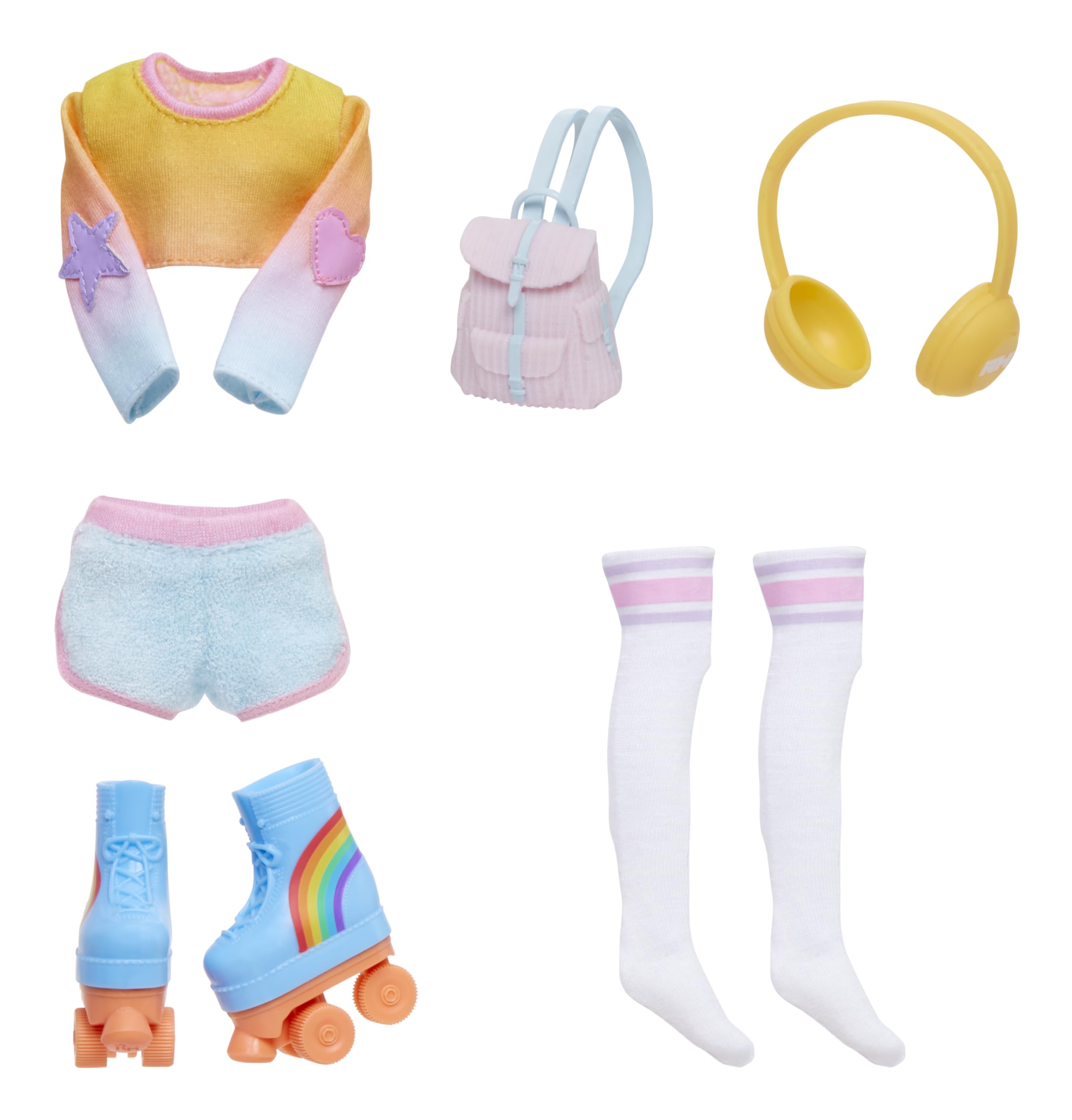 Rainbow High Fashion Pack - Skate Social Theme for 11" Dolls 1