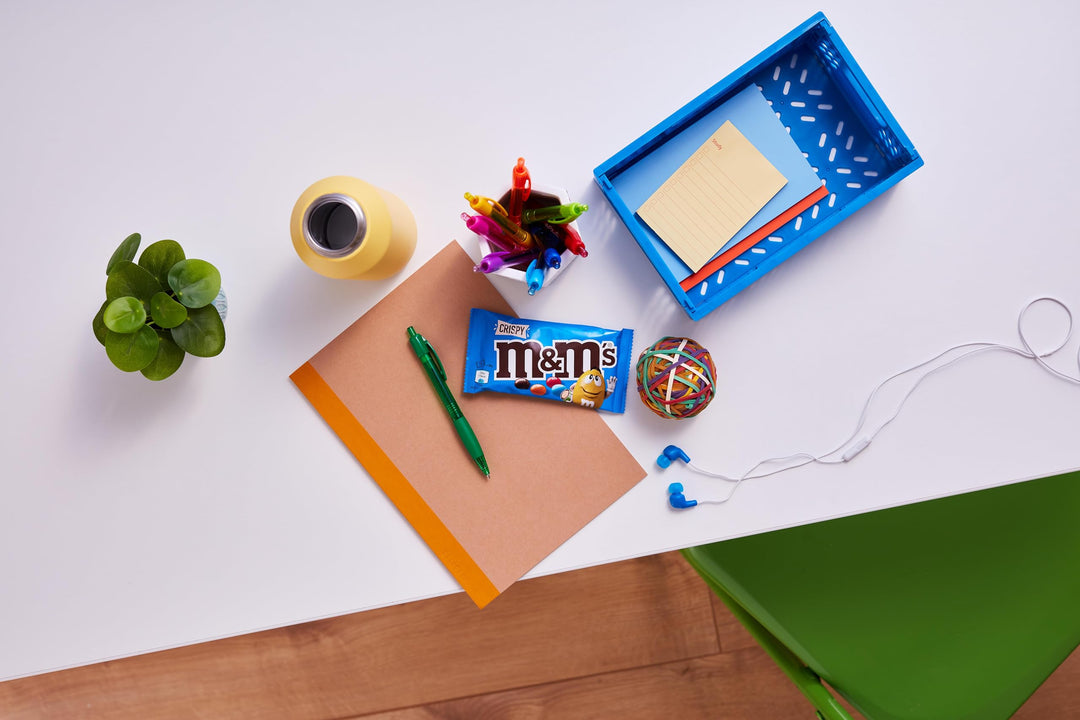 M&M's Crispy Chocolate Bulk Box - 24 Pack Movie Night Snacks, Chocolate Gifts