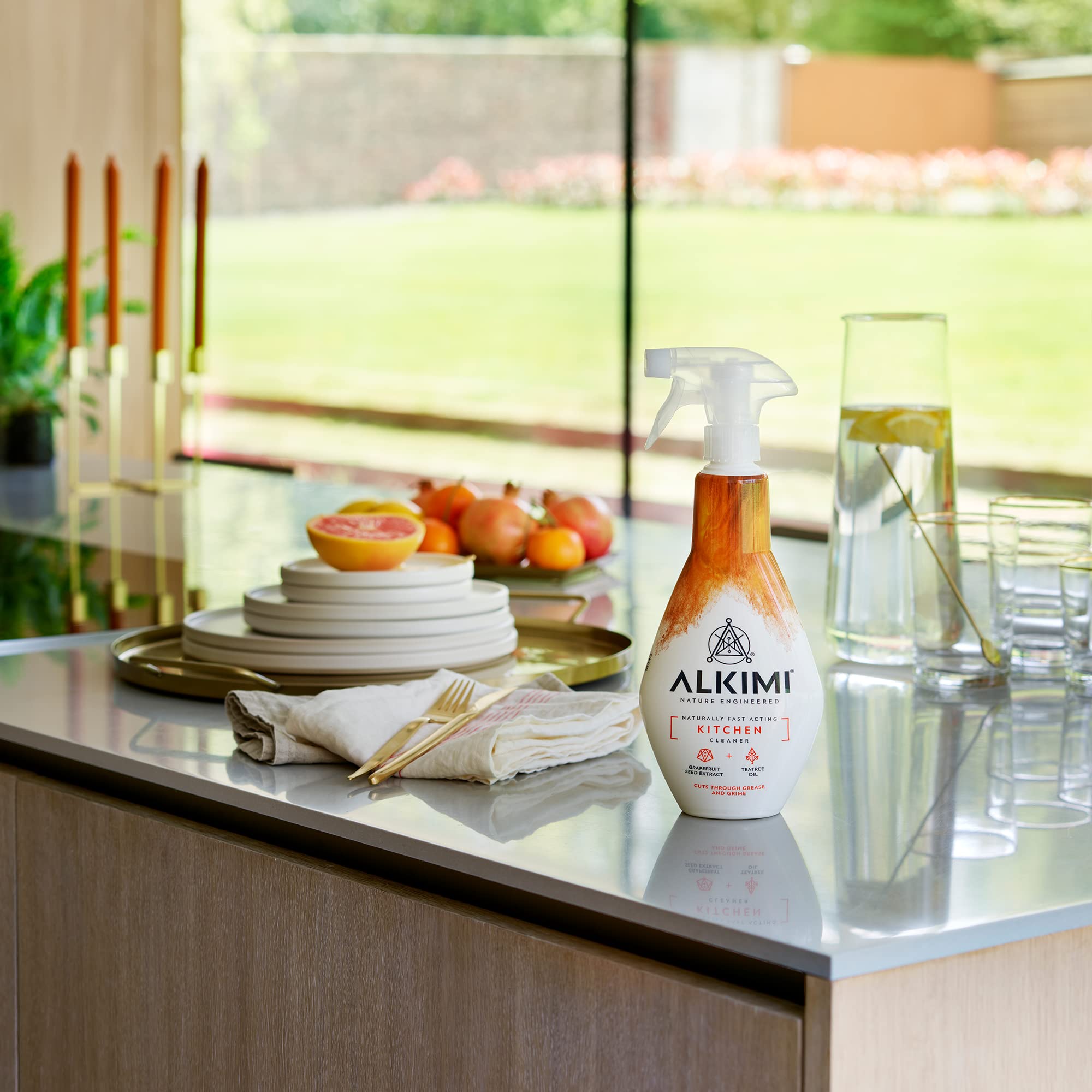 ALKIMI Kitchen Cleaning Spray - Powerful Grease & Grime Removal | Pack of 3 x 500ml 2