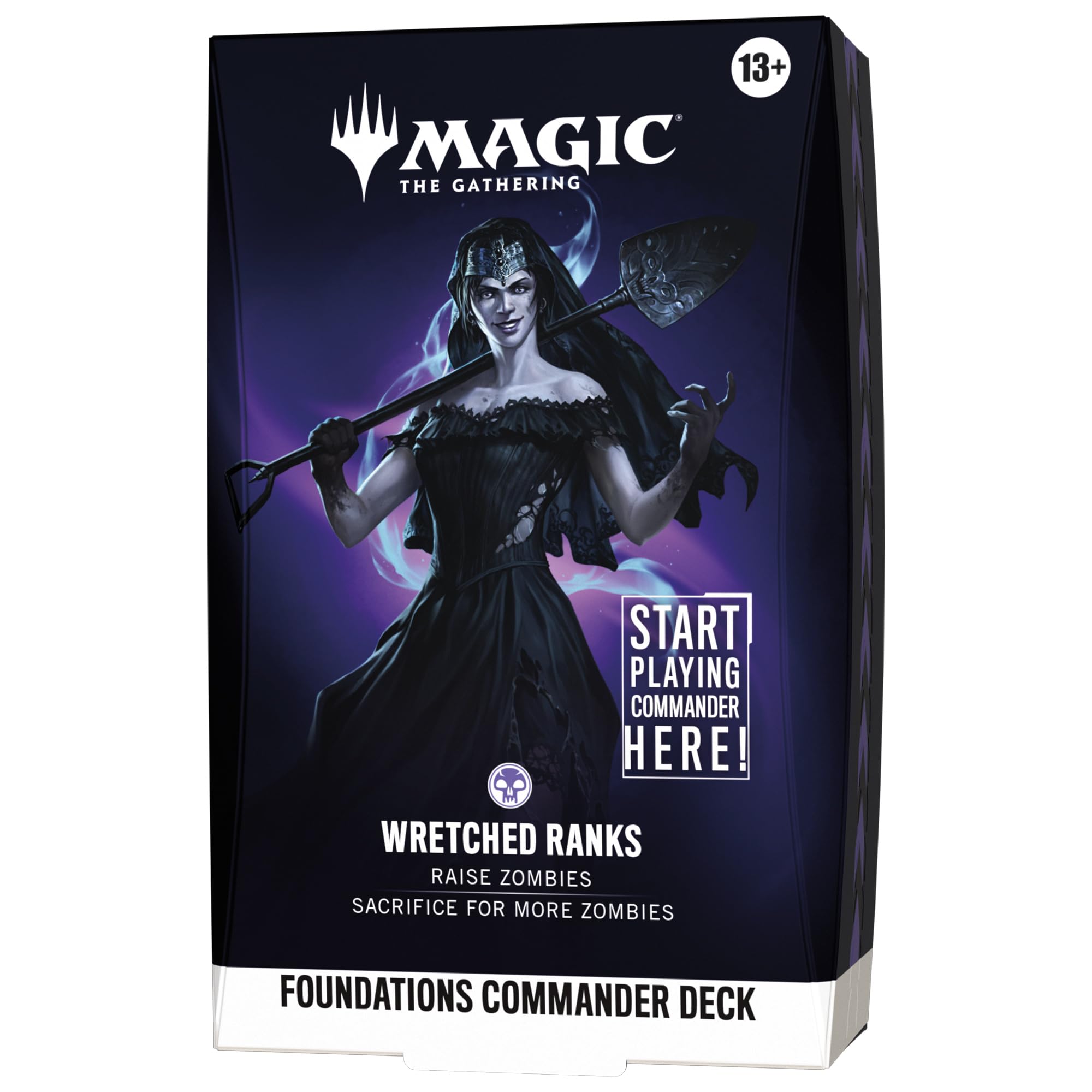 Magic: The Gathering Foundations Commander Deck - Wretched Ranks | 100-Card Deck | Ages 13+ 1