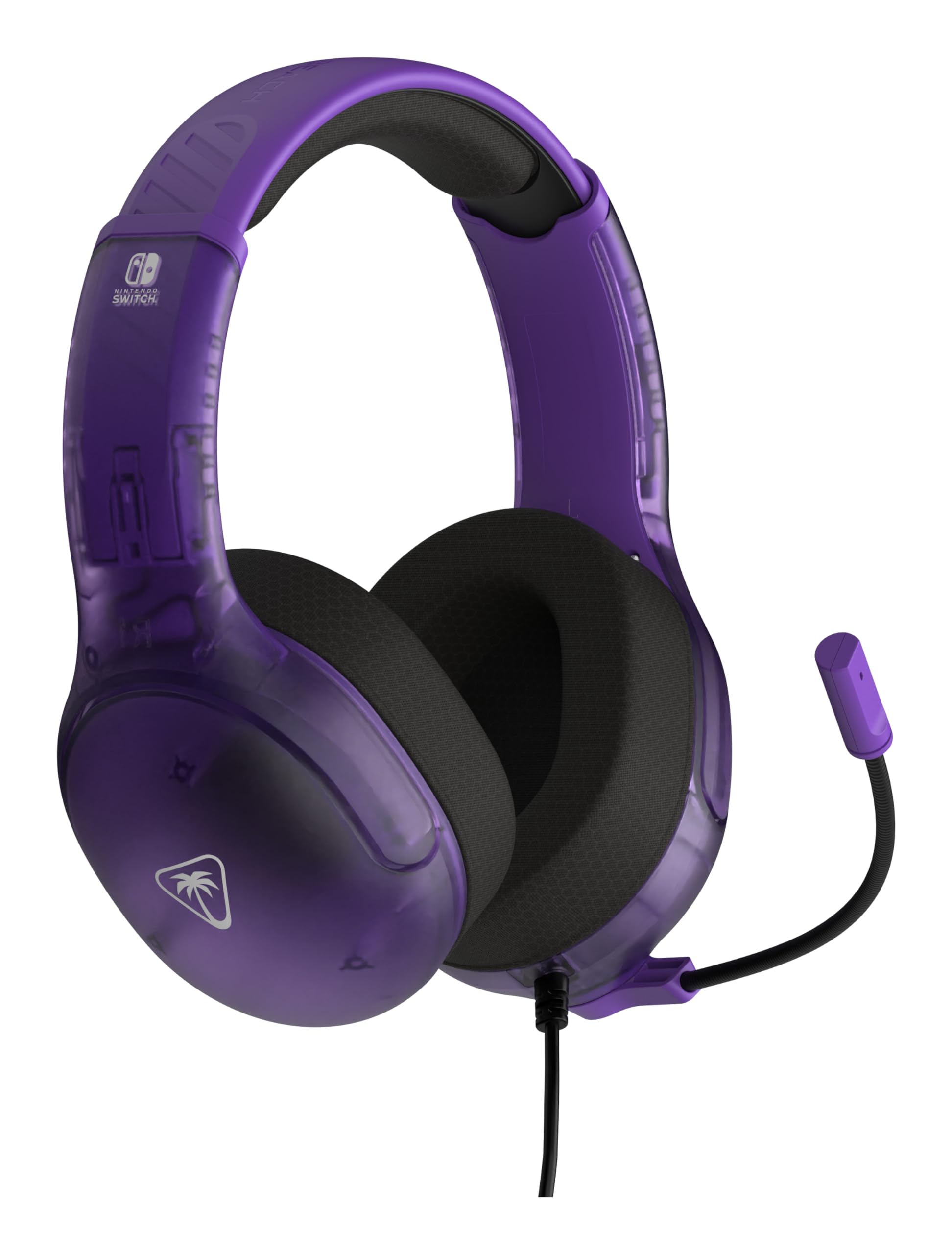 Turtle Beach Airlite Fit Wired Gaming Headset - Ghost Purple | 40mm Speakers | Flip-to-Mute Mic 3