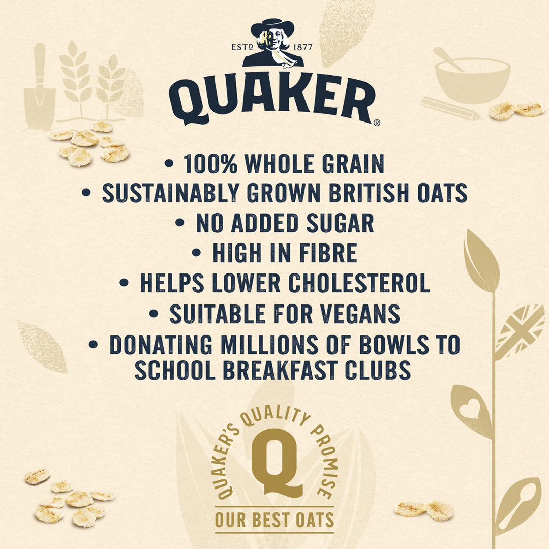 Quaker British Porridge Rolled Oats 1kg