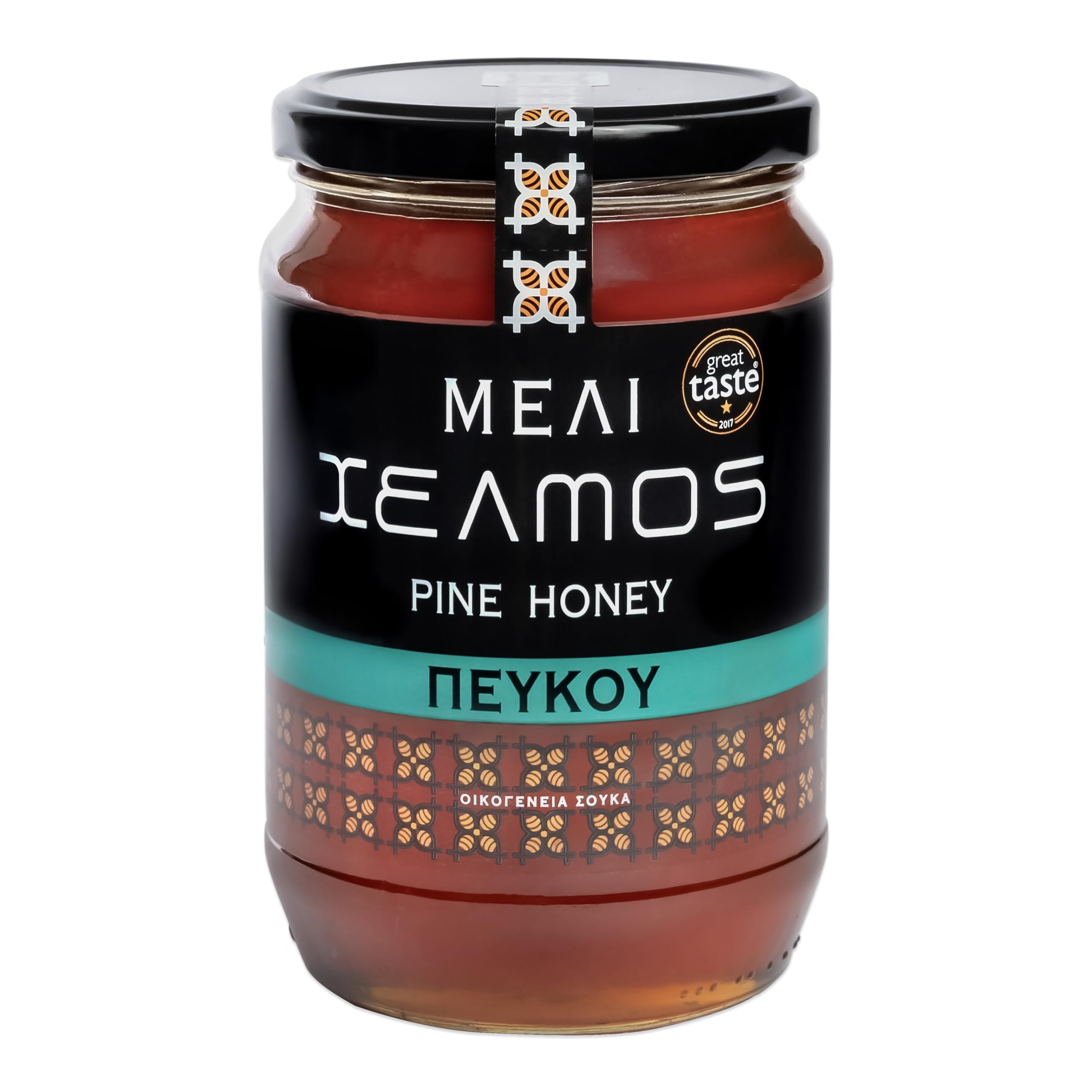 Helmos Greek Pine Honey - Raw & Unpasteurized | 950g | Made by Soukas Family 1