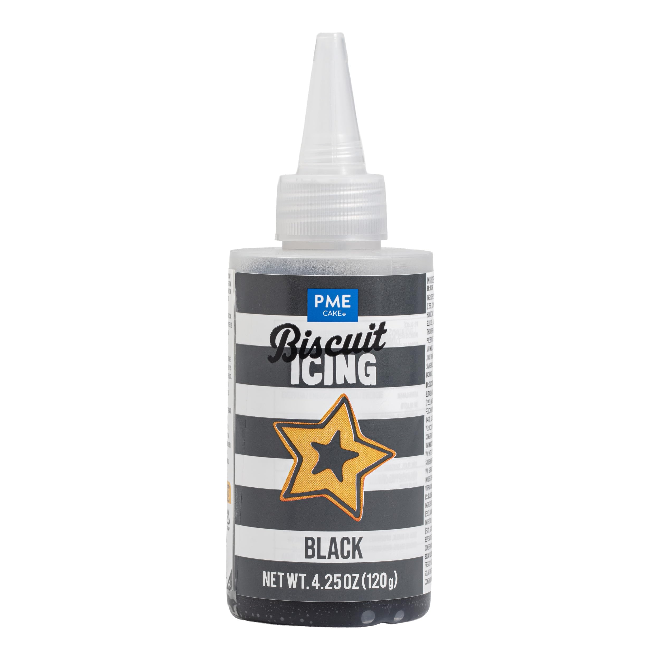 PME Black Biscuit Icing - Ready-to-Use for Cookie Decorating | 120g 1