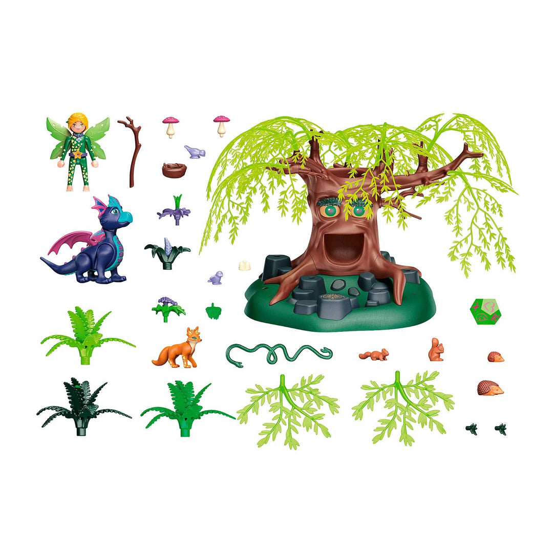 PLAYMOBIL Adventures of Ayuma Tree of Wisdom 70801 - 67-Piece Fairy Playset for Ages 7+