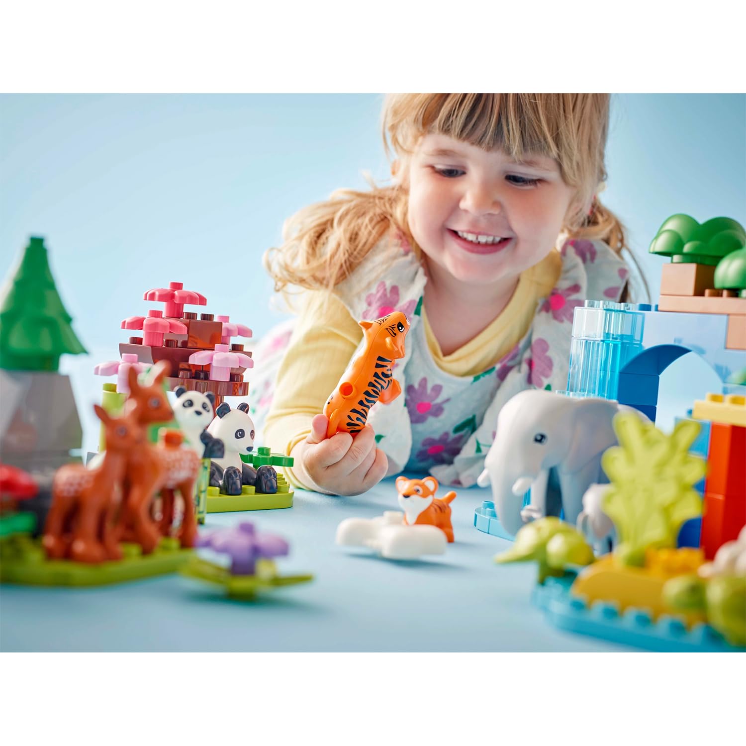 LEGO DUPLO 3in1 Wild Animal Families Set - Educational Building Toy for Toddlers 2+ 8