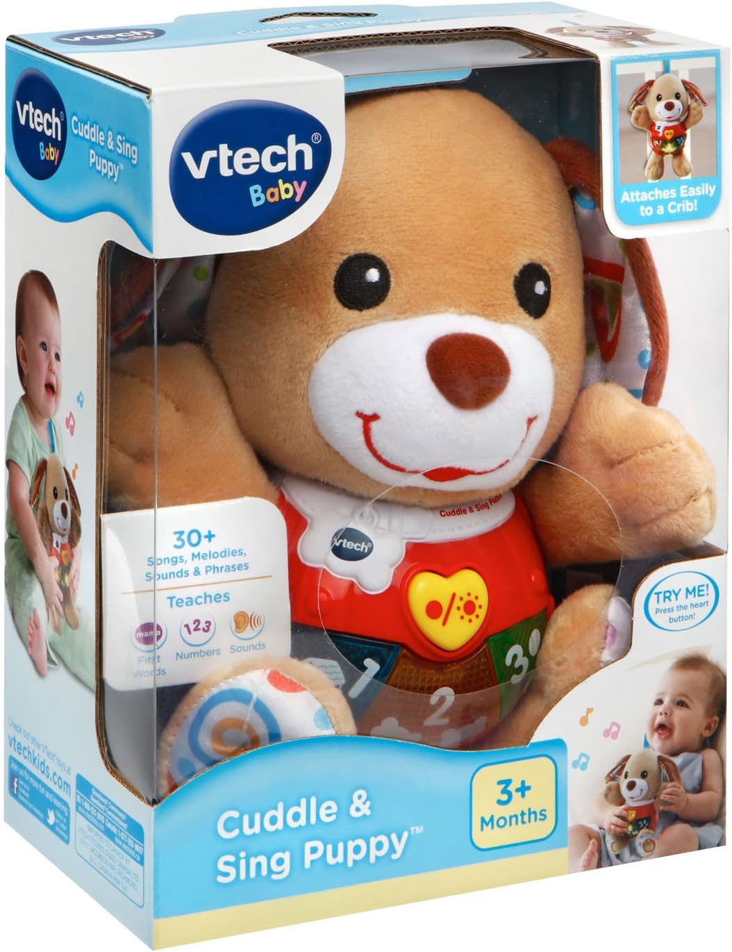VTech Little Singing Puppy - Interactive Musical Plush Toy for 3+ Months 2