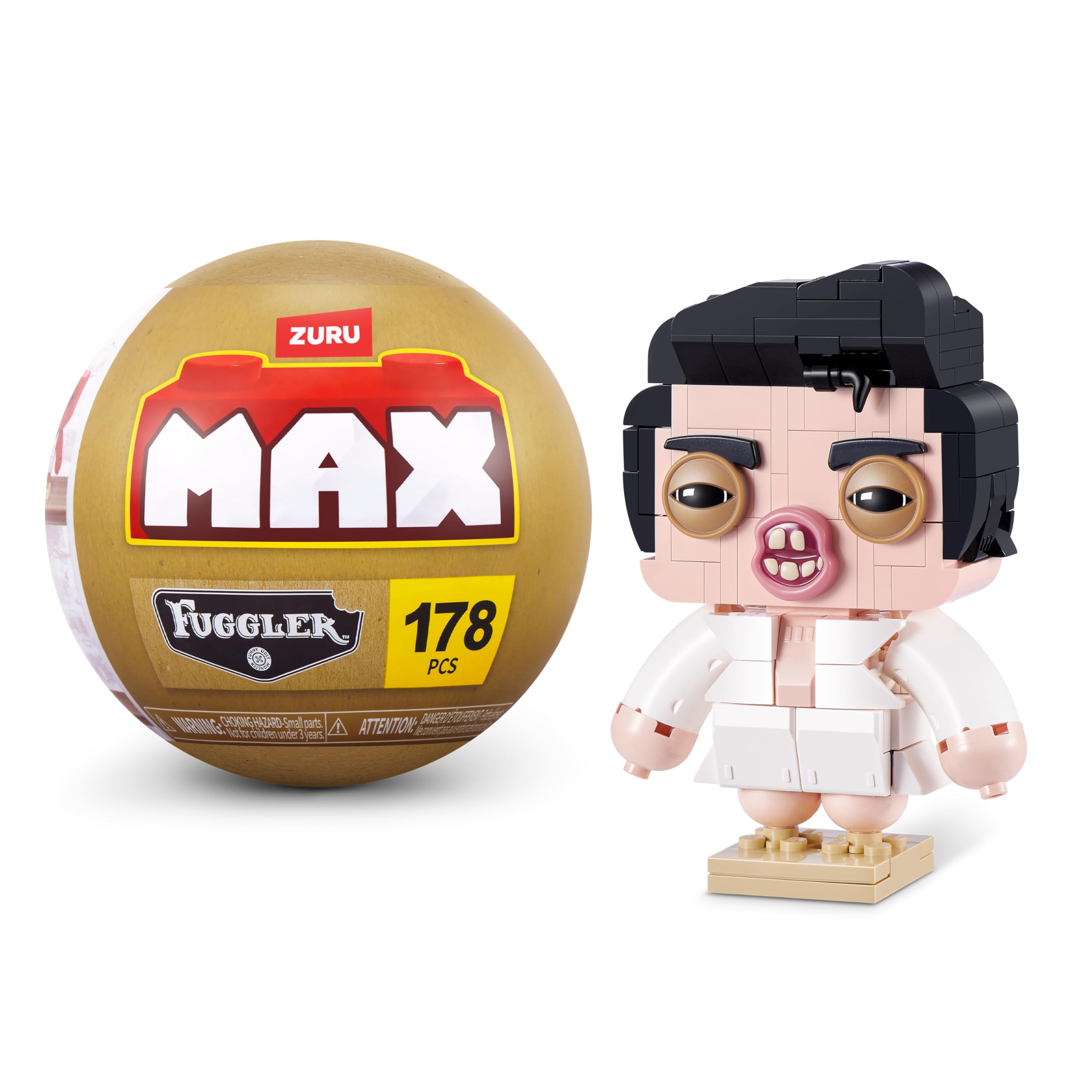 Max Build More Fuggler Stars Collection (Greazee) Action Figure - Build & Collect